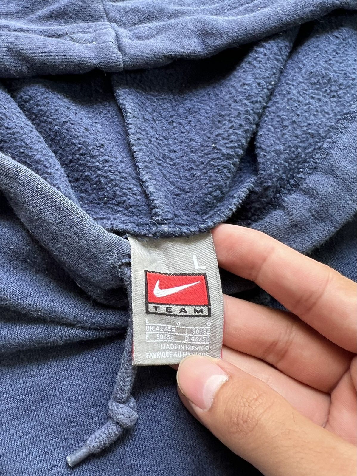 Nike Faded Vintage Nike Team Concordia VolleyBall Hoodie Size US L / EU 52-54 / 3 - 5 Thumbnail