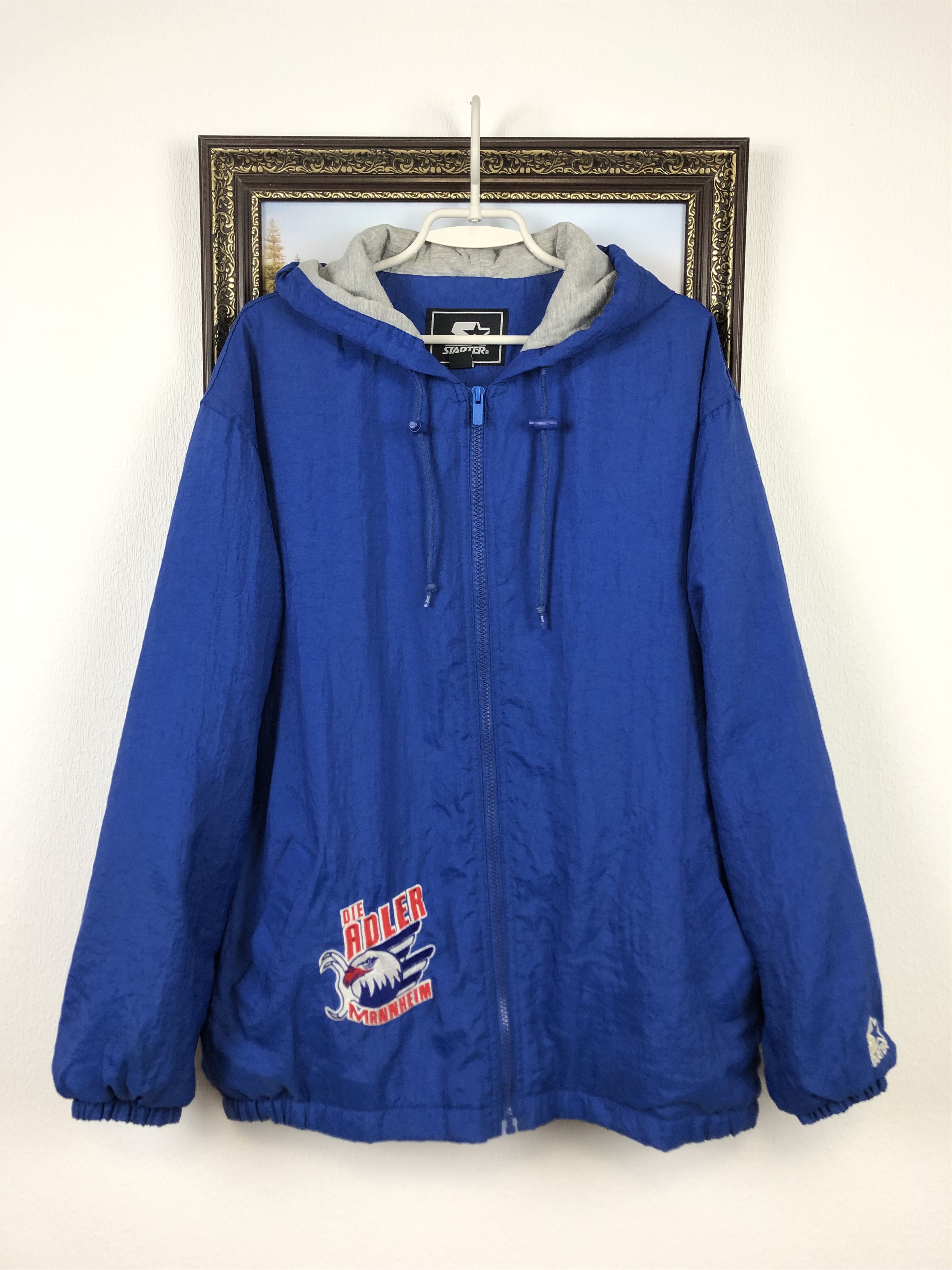 Starter Vintage Starter Die Adler Mannheim Jacket Hockey Rare Hype Size US M / EU 48-50 / 2 - 3 Thumbnail