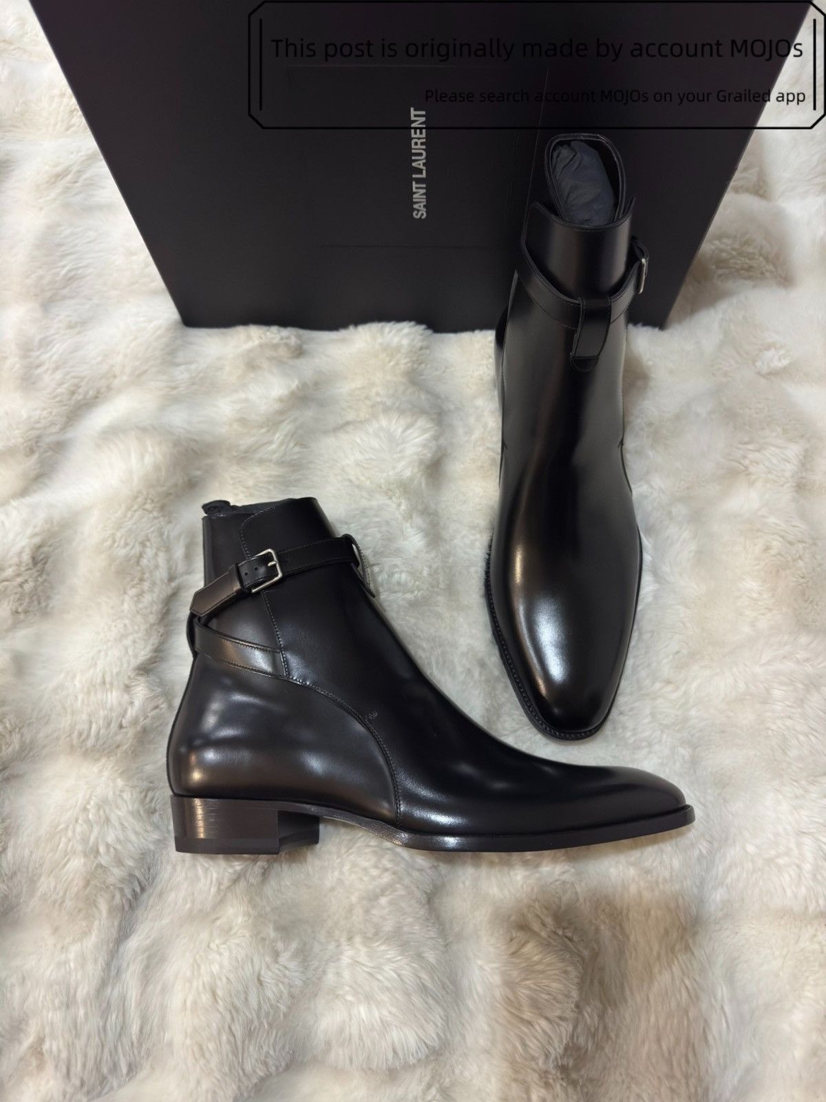 Saint Laurent Paris Sz 42 Saint Laurent Paris Boxer Nero Boots mojos59 Size US 9 / EU 42 - 1 Thumbnail
