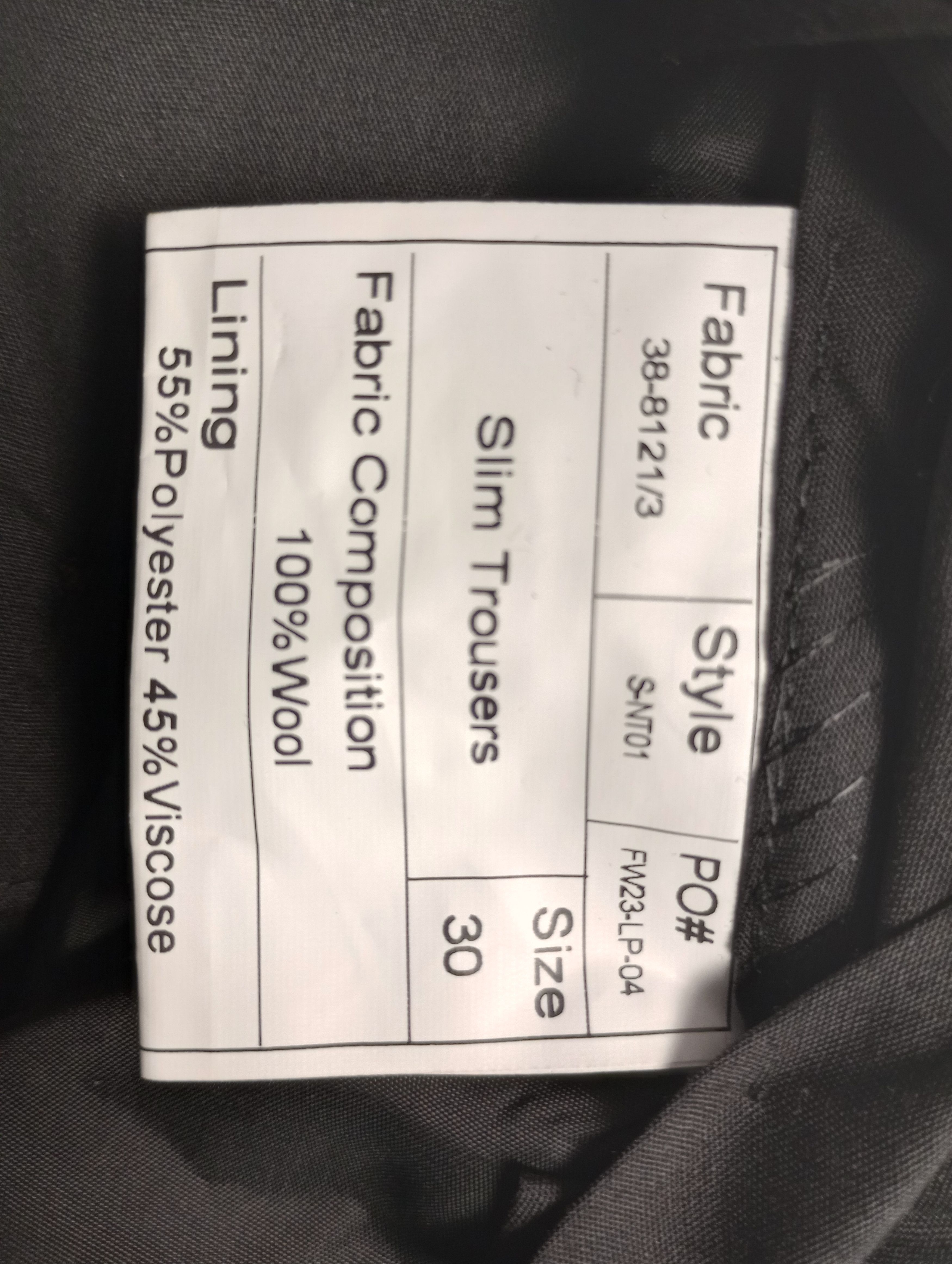 Spier & Mackay Spier And Mackay Slim Trouser W30 - Knopped Donegal Size 36R - 6 Thumbnail