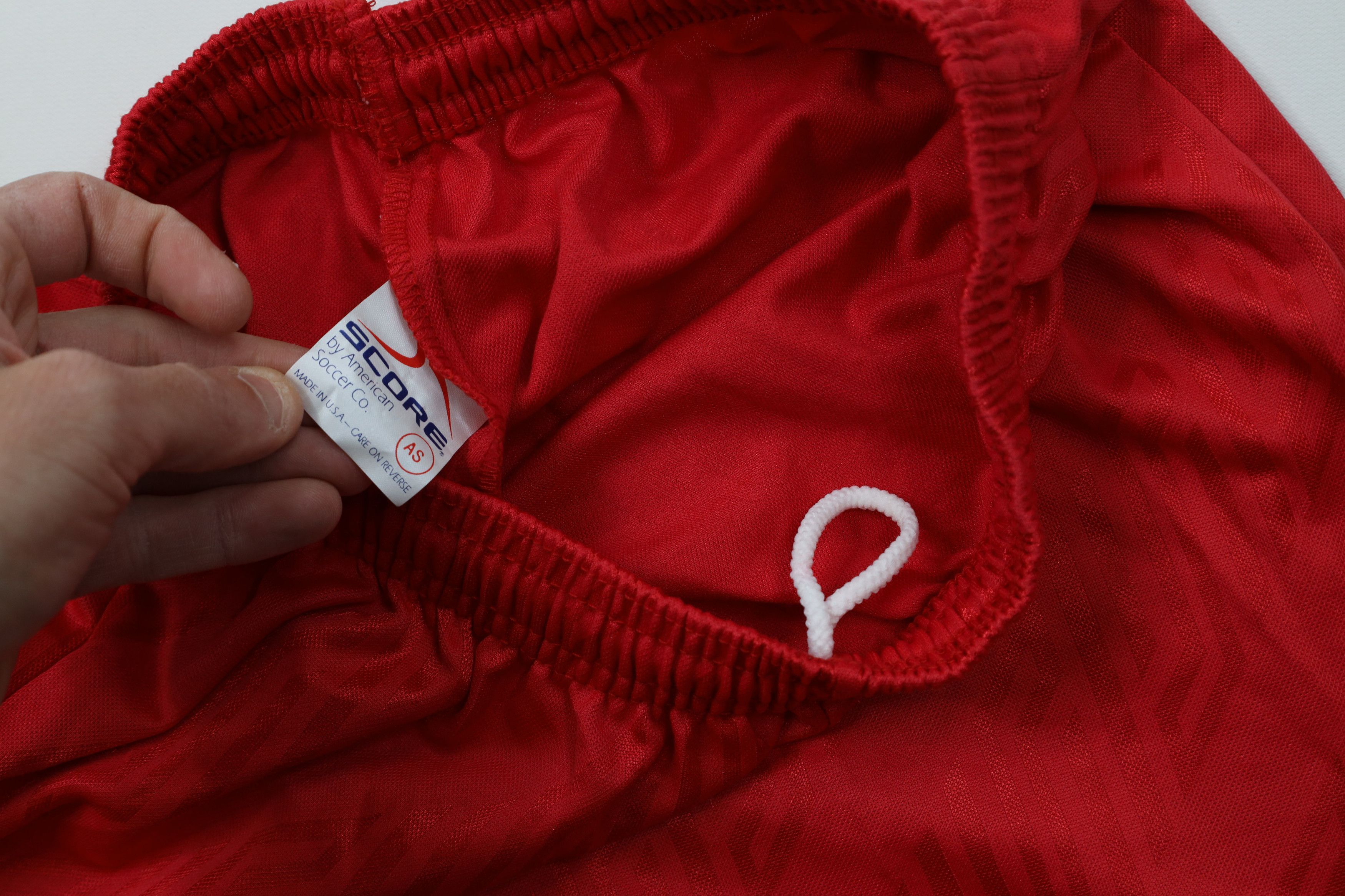 Vintage Vintage 90s Streetwear Soccer Shorts Red Polyester USA Size US 30 / EU 46 - 6 Thumbnail
