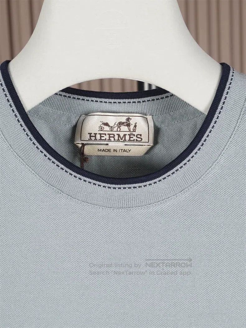 Hermes Hermes Lightweight Round Neck Short Sleeve Size US L / EU 52-54 / 3 - 3 Thumbnail