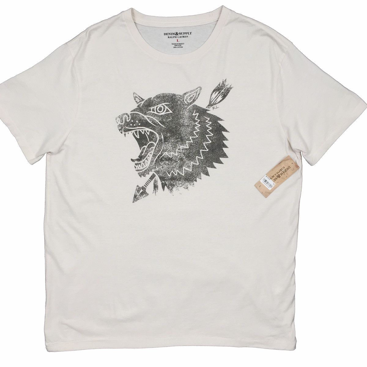 Denim & Supply Ralph Lauren NEW Vintage Ralph Lauren Denim & Supply T Shirt! Native Wolf Size US L / EU 52-54 / 3 - 1 Preview