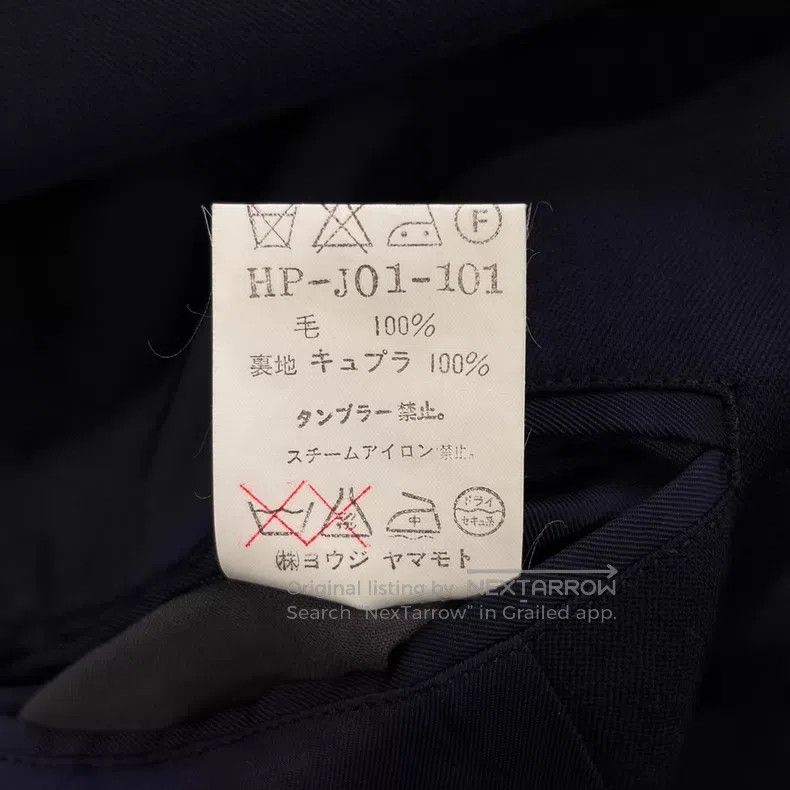 Yohji Yamamoto Yohji Yamamoto size m 93aw reggae four-button blazer Size 36R - 9 Thumbnail