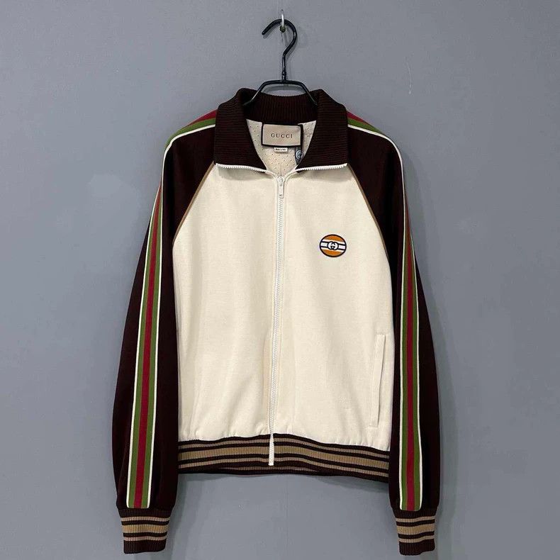 Gucci Gucci Classic logo logo zipper school uniform jacket Size US S / EU 44-46 / 1 - 1 Thumbnail