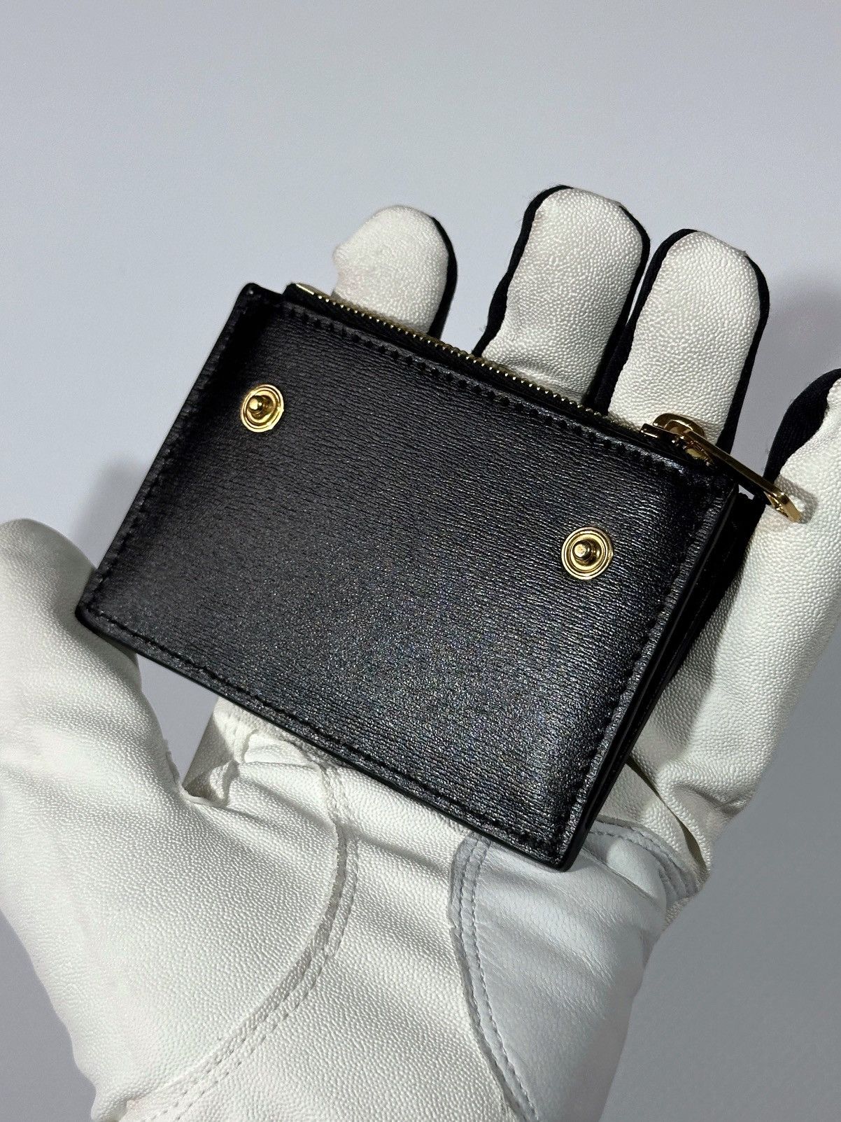 Celine CELINE Card Holder Wallet Leather Triomphe Italy Accessory Size ONE SIZE - 5 Thumbnail