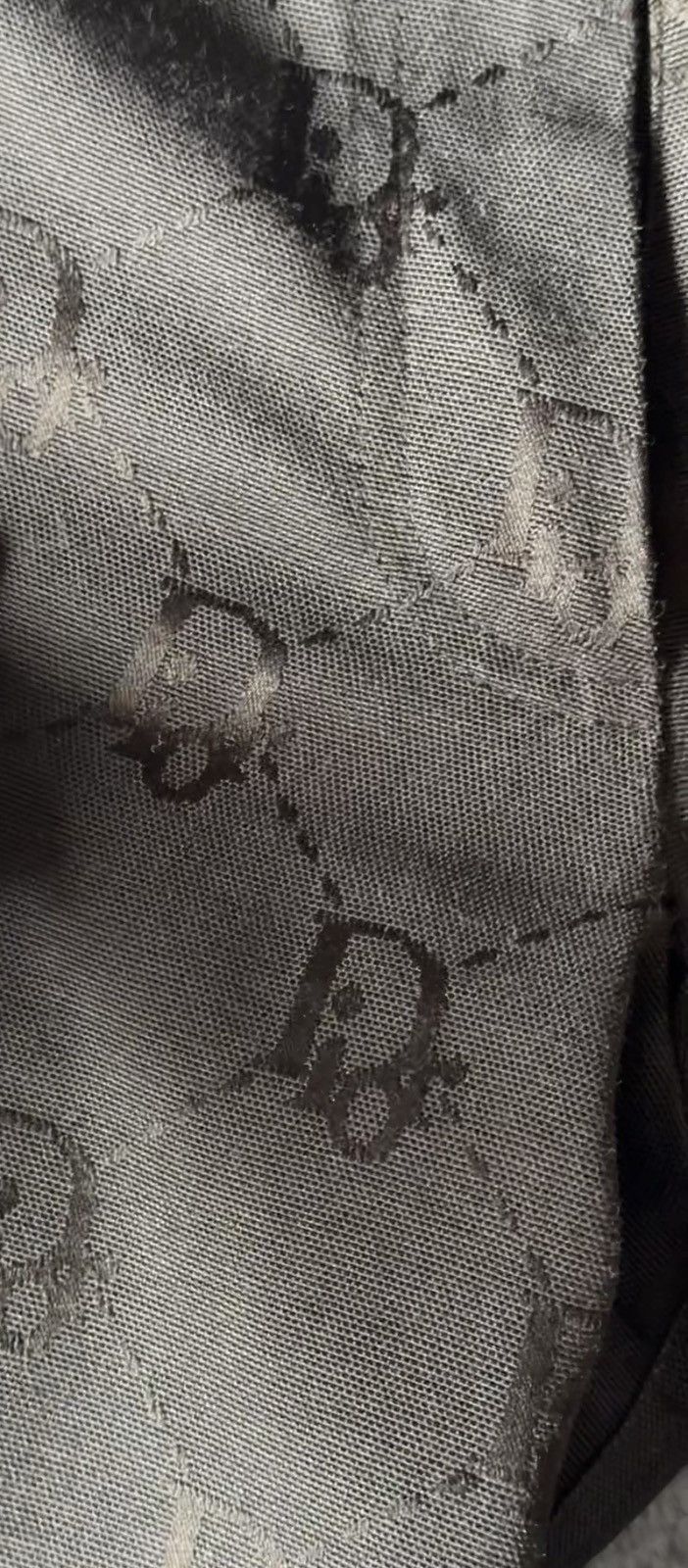 Dior Vintage Dior Black Monogram Trousers Size 28" / US 6 / IT 42 - 4 Thumbnail
