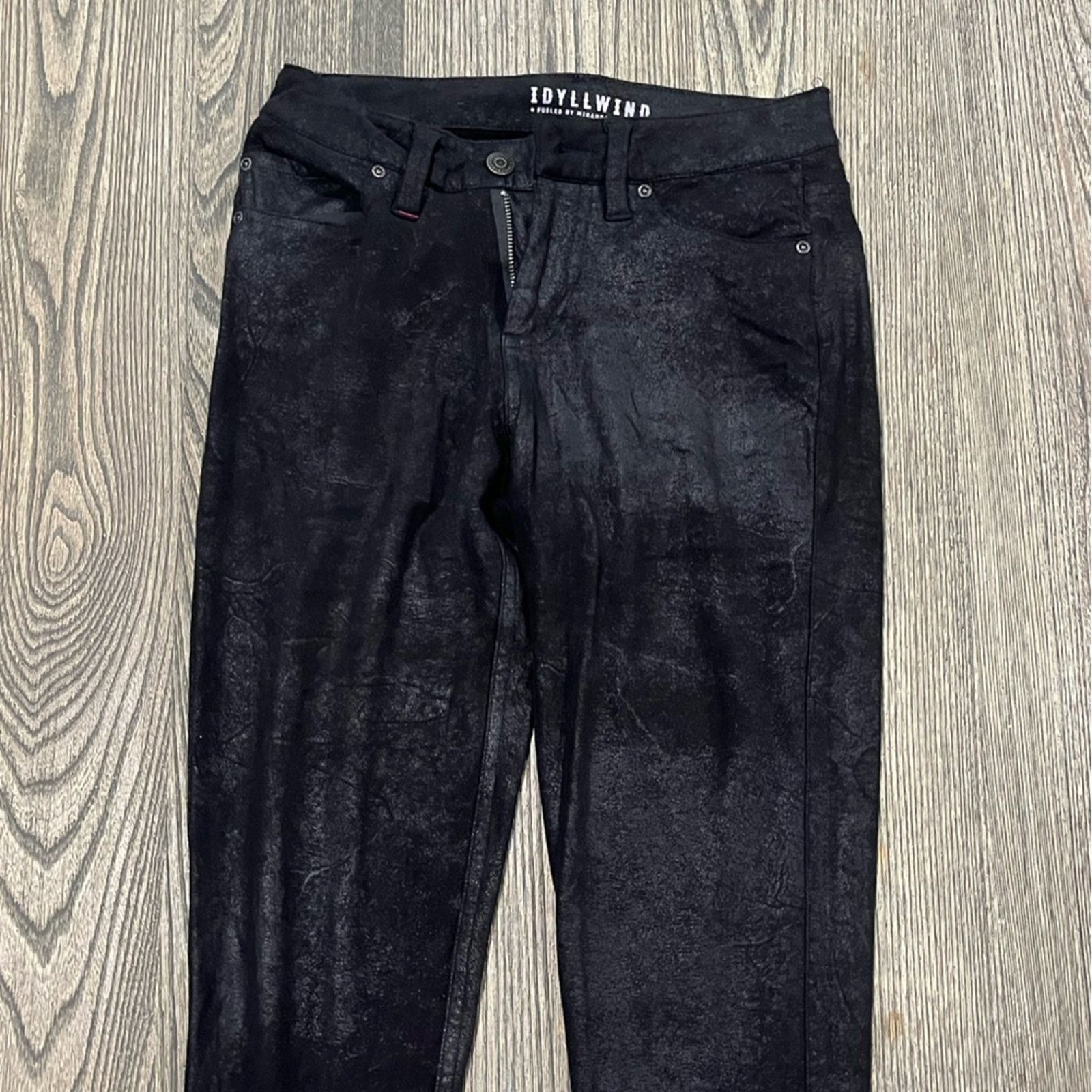 Vintage Idyllwind Miranda Lamber Pants Skinny Low Rise Textured Sz 4 Size 27" / US 4 / IT 40 - 12 Thumbnail
