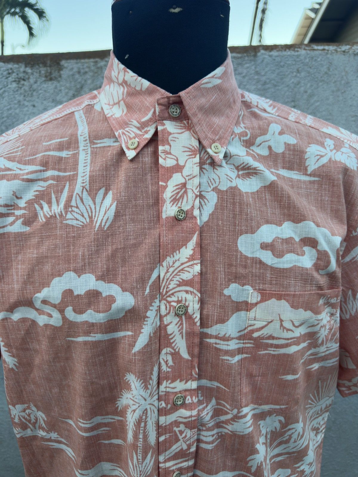 Reyn Spooner Reyn Spooner Classic Orange Miyasaki Japan Men's M Size US M / EU 48-50 / 2 - 3 Thumbnail