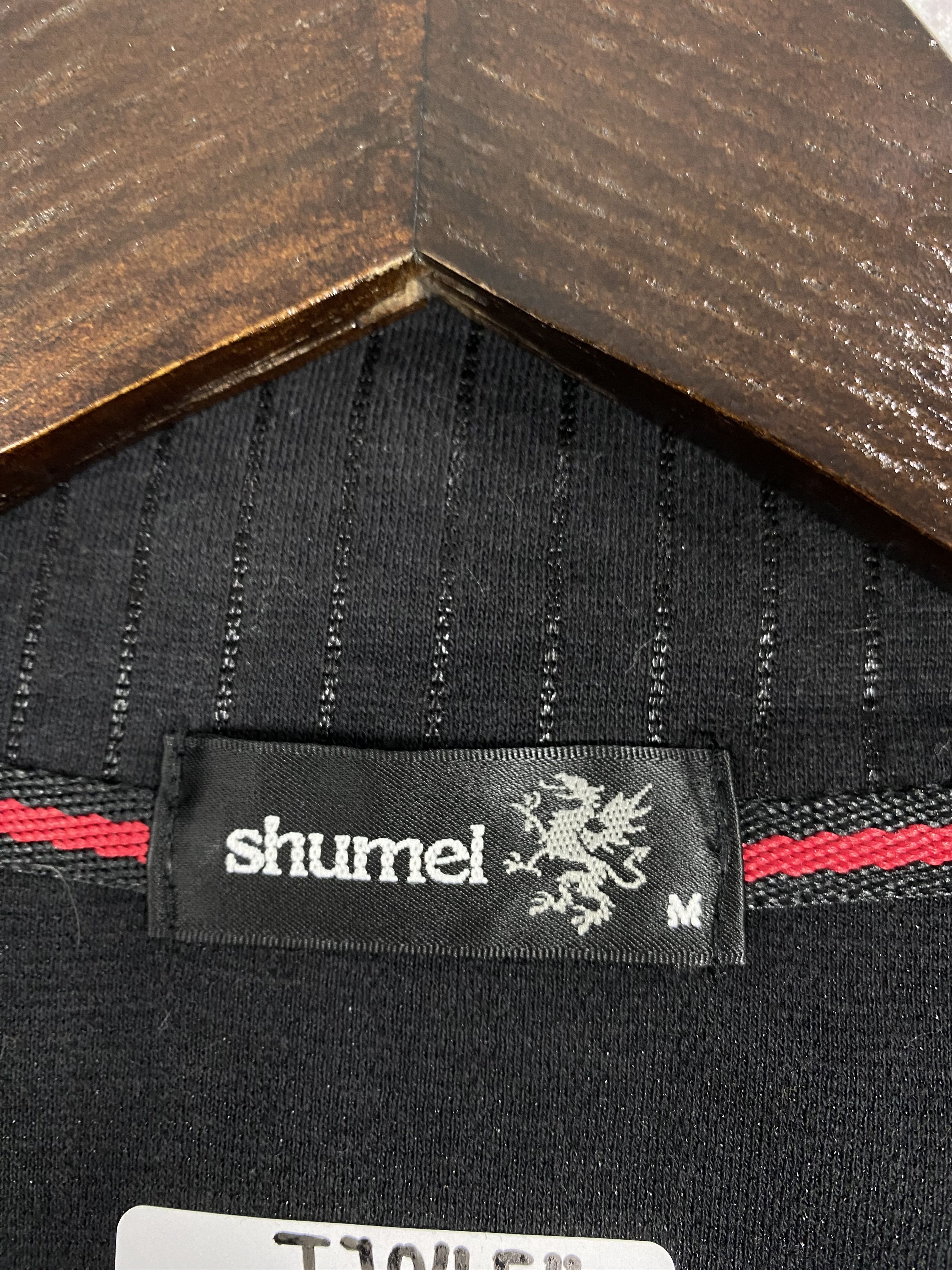 Japanese Brand Vintage Shumel Striped Zip Up Black Light Jacket Size US M / EU 48-50 / 2 - 9 Thumbnail