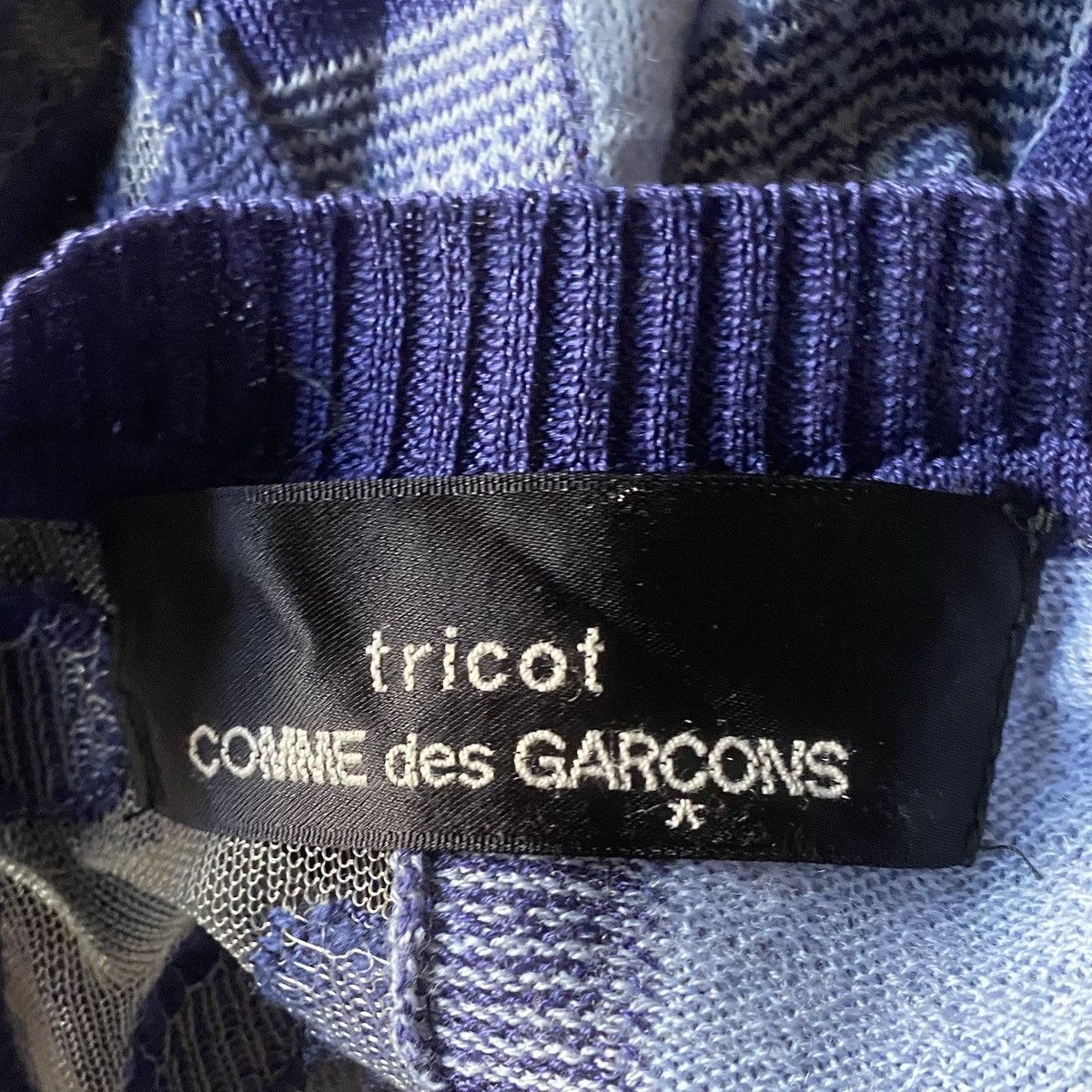 Comme des Garcons Tricot CDG Asymmetric Mix Fabric Cardigan Size S / US 4 / IT 40 - 7 Thumbnail