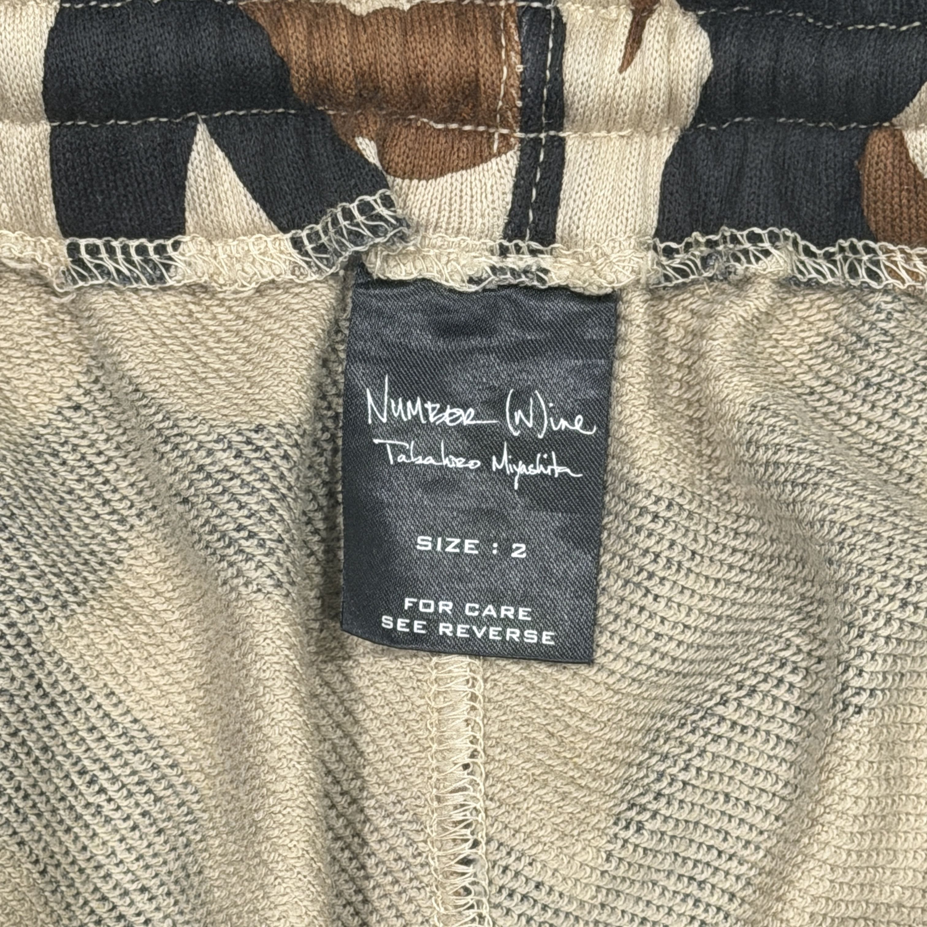 Number (N)ine Number (N)ine AW04 "Tribal Camo" Sweats Size US 31 - 3 Thumbnail