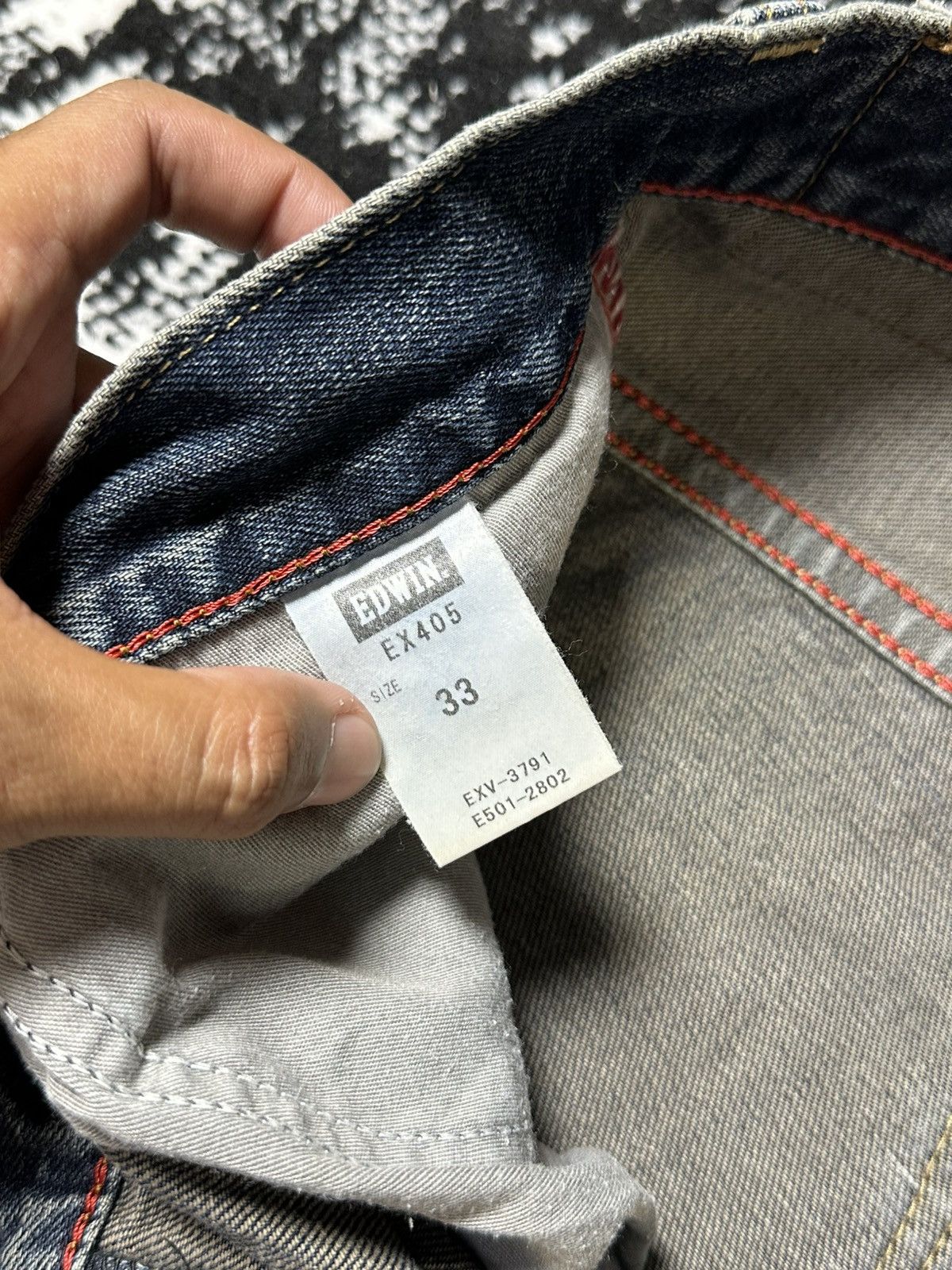 Sugar Cane 2000s Edwin 405 Exlcusive Vintage Washed Jeans Size US 33 - 9 Thumbnail