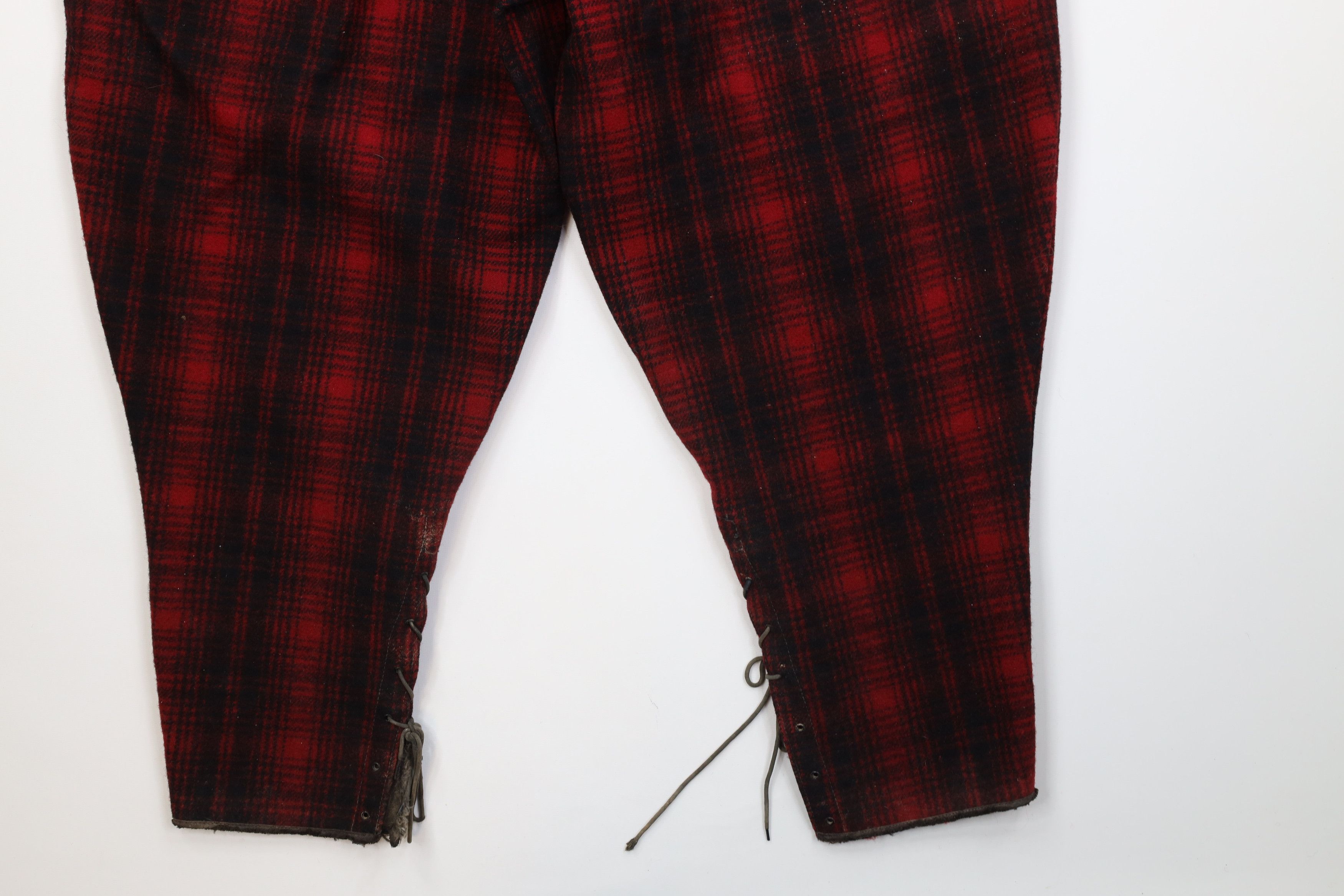 Woolrich Woolen Mills Vintage 70s Woolrich Heavy Wool Knickers Pants Plaid USA Size US 38 / EU 54 - 15 Thumbnail