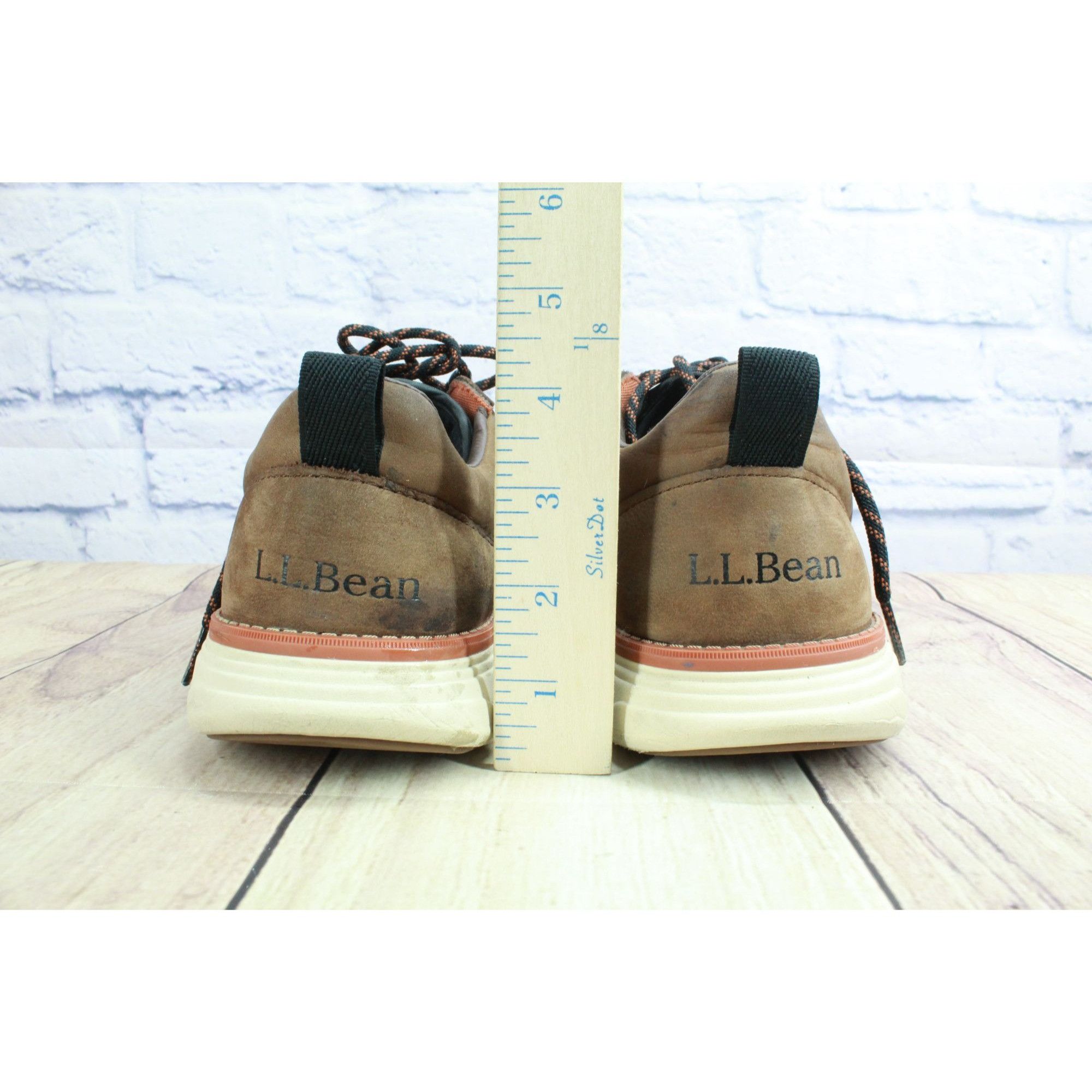 L.L. Bean LL Bean Men’s Brown Leather Anti-Odor Oxford Shoes 10.5 M Size US 10.5 / EU 43-44 - 6 Thumbnail