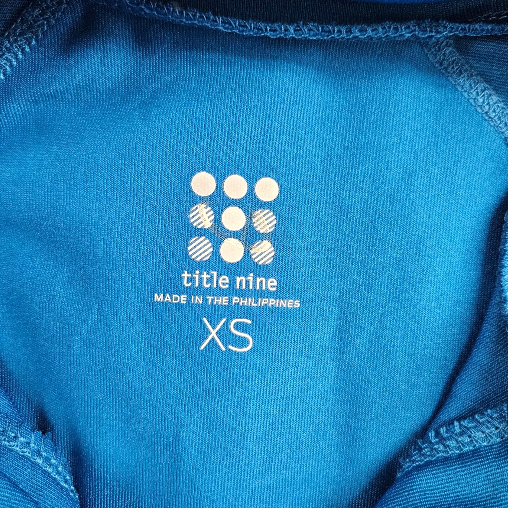 Vintage Title Nine Womens Full Zip Top XS Solid Blue Short Sleeve Size XS Zip Full Zip Activewear Casual Womens Size XS / US 0-2 / IT 36-38 - 5 Thumbnail