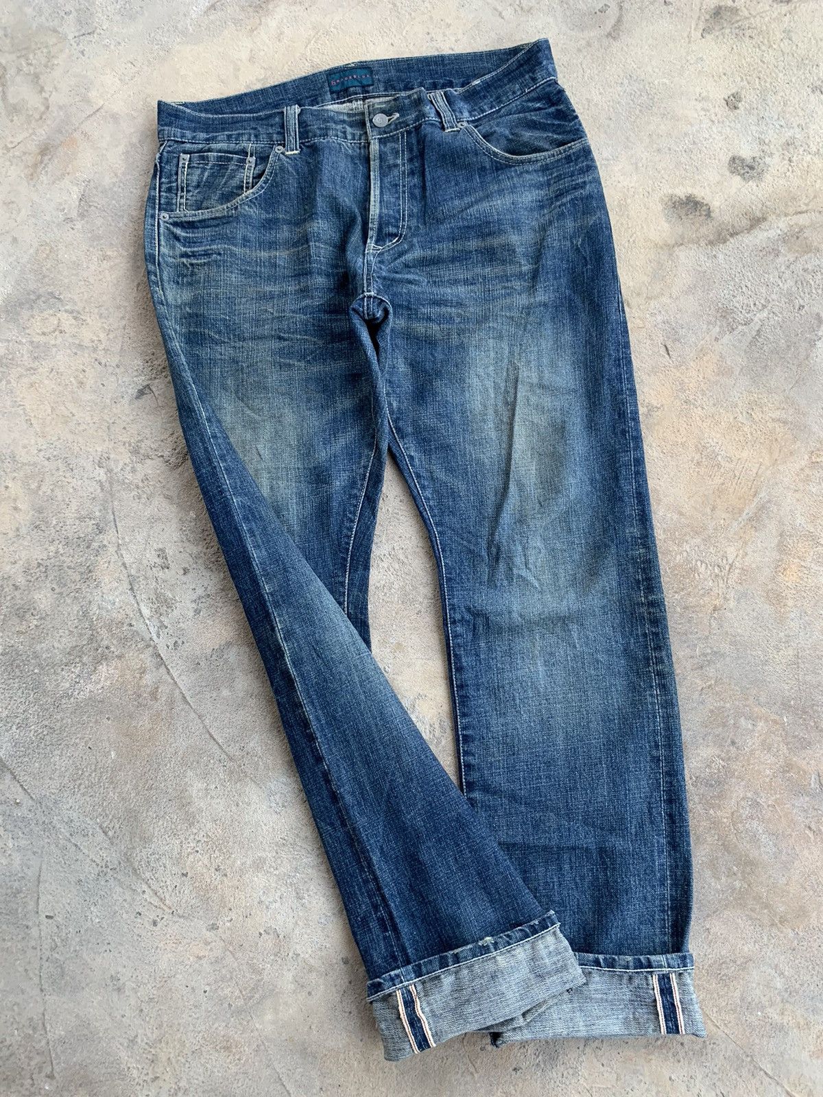 Japanese Brand × RAGEBLUE Rage Blue Redline Selvedge Distressed Denim Size US 36 / EU 52 - 6 Thumbnail