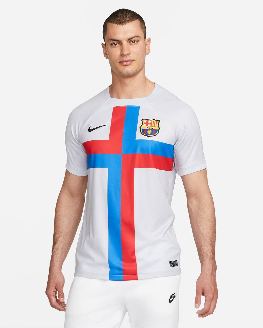 Nike NEW 2022/23 BARCELONA FC THIRD SOCCER JERSEY FOOTBALL SHIRT Size US S / EU 44-46 / 1 - 2 Thumbnail
