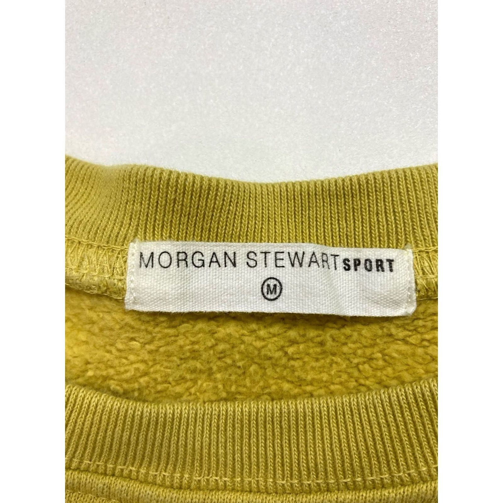 Vintage Morgan Stewart Sport Logo Crewneck Sweatshirt Women Medium Yellow Lemon Lime Shirt Sweatshirt All Seasons Rules Mens Womens Size M / US 6-8 / IT 42-44 - 3 Thumbnail