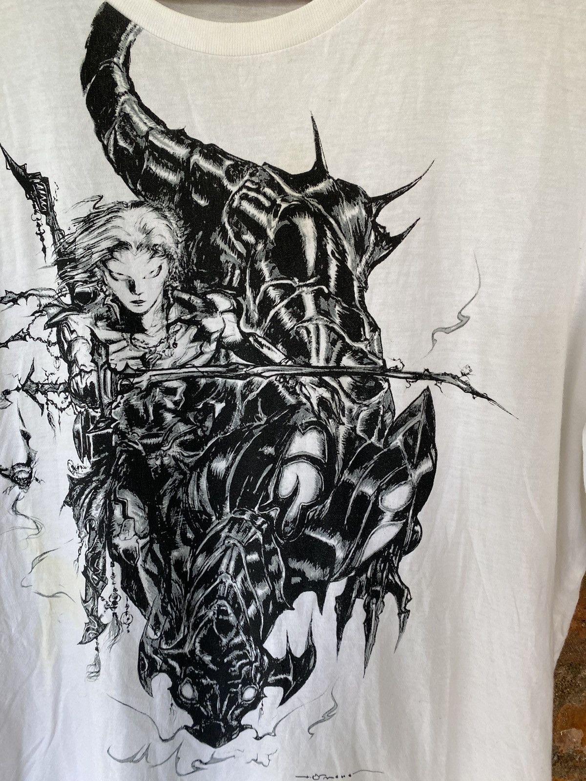 Japanese Brand Vintage Yoshitaka Amano Final Fantasy Creative Award Cospa Size US L / EU 52-54 / 3 - 4 Thumbnail