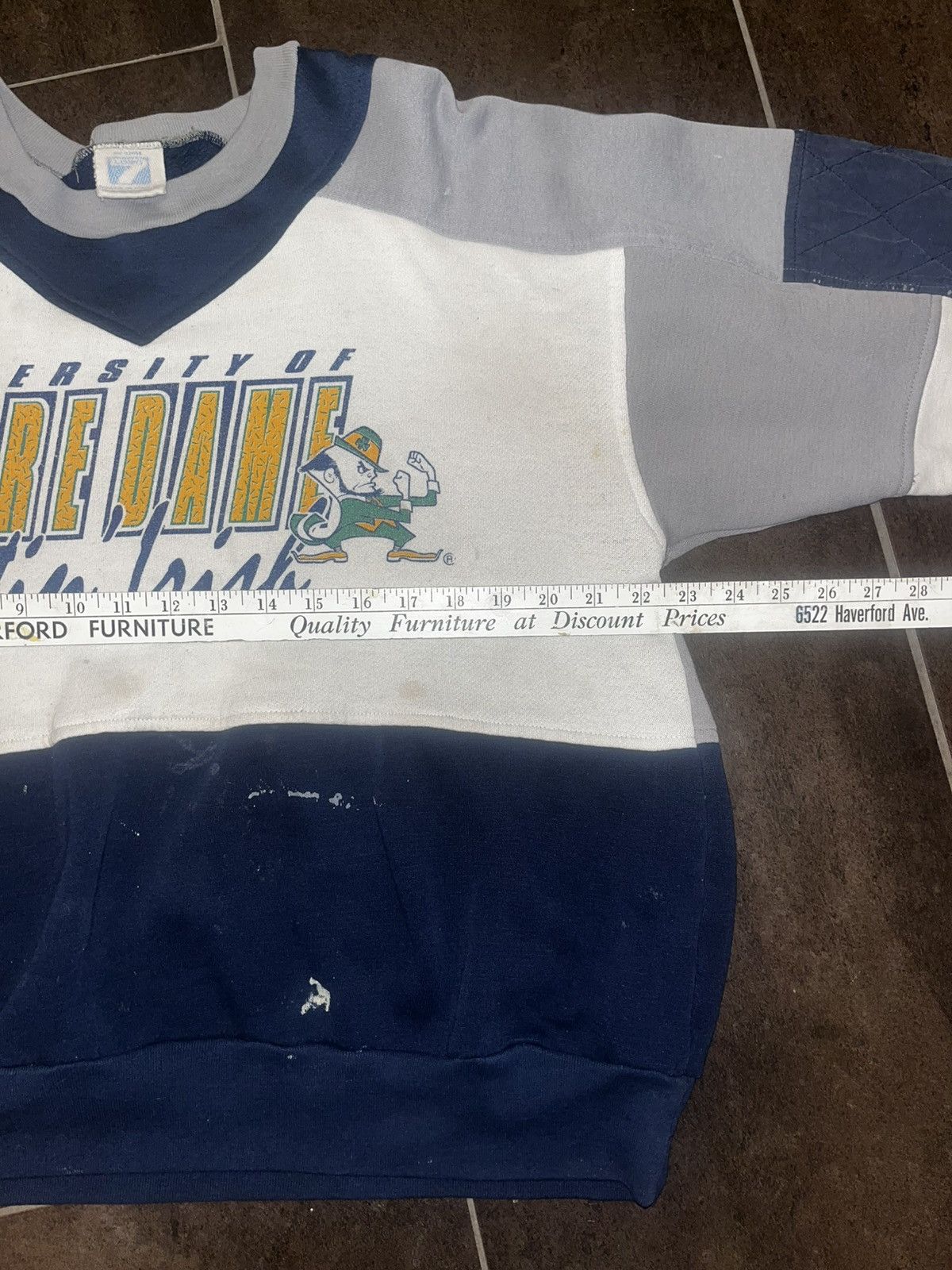 Vintage Notre Dame Vintage Crewneck Size US L / EU 52-54 / 3 - 4 Thumbnail