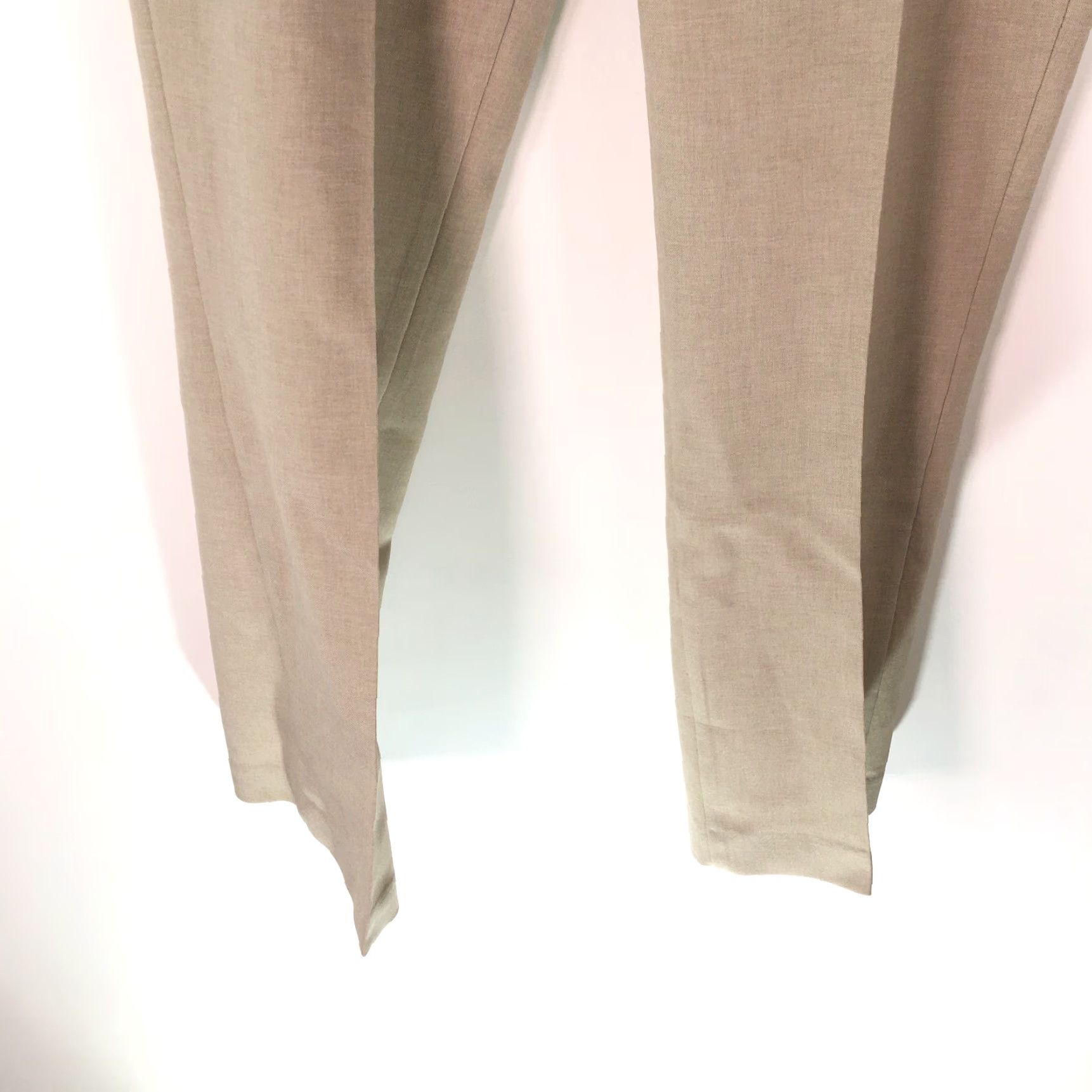 Vintage VINTAGE Tempo Paris Dress Pants Womens High Waisted Pleated Khaki Beige Size 8 31in Inseam Women's Beige Dress Pants US Seller Size 28" / US 6 / IT 42 - 6 Thumbnail