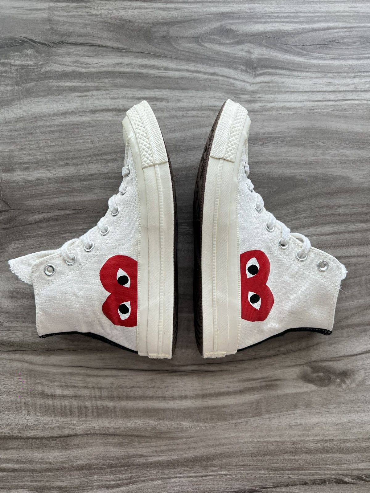 Comme des Garcons PLAY × Converse Size 5 M /7 Women’s - Comme des Garçons Play x Converse High Size US 7 / IT 37 - 2 Thumbnail