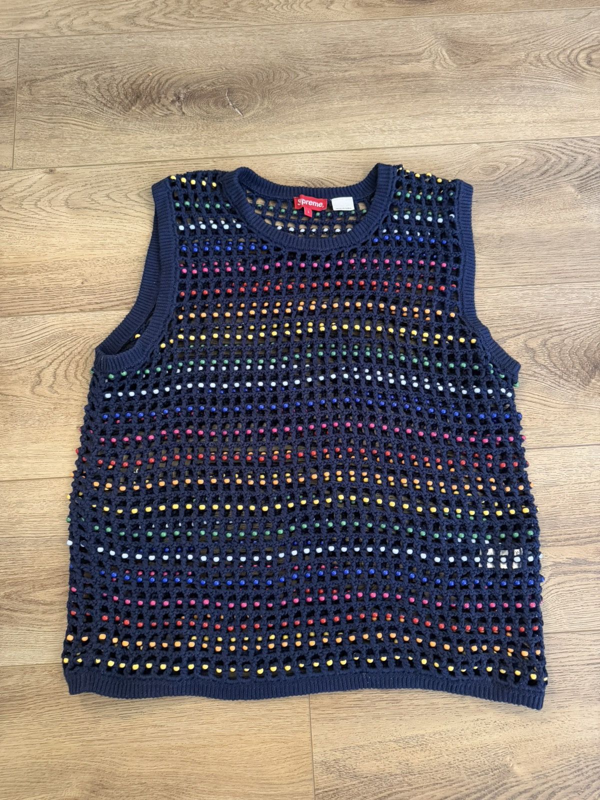 Supreme Supreme Beaded Appliqué Cardigan | Grailed
