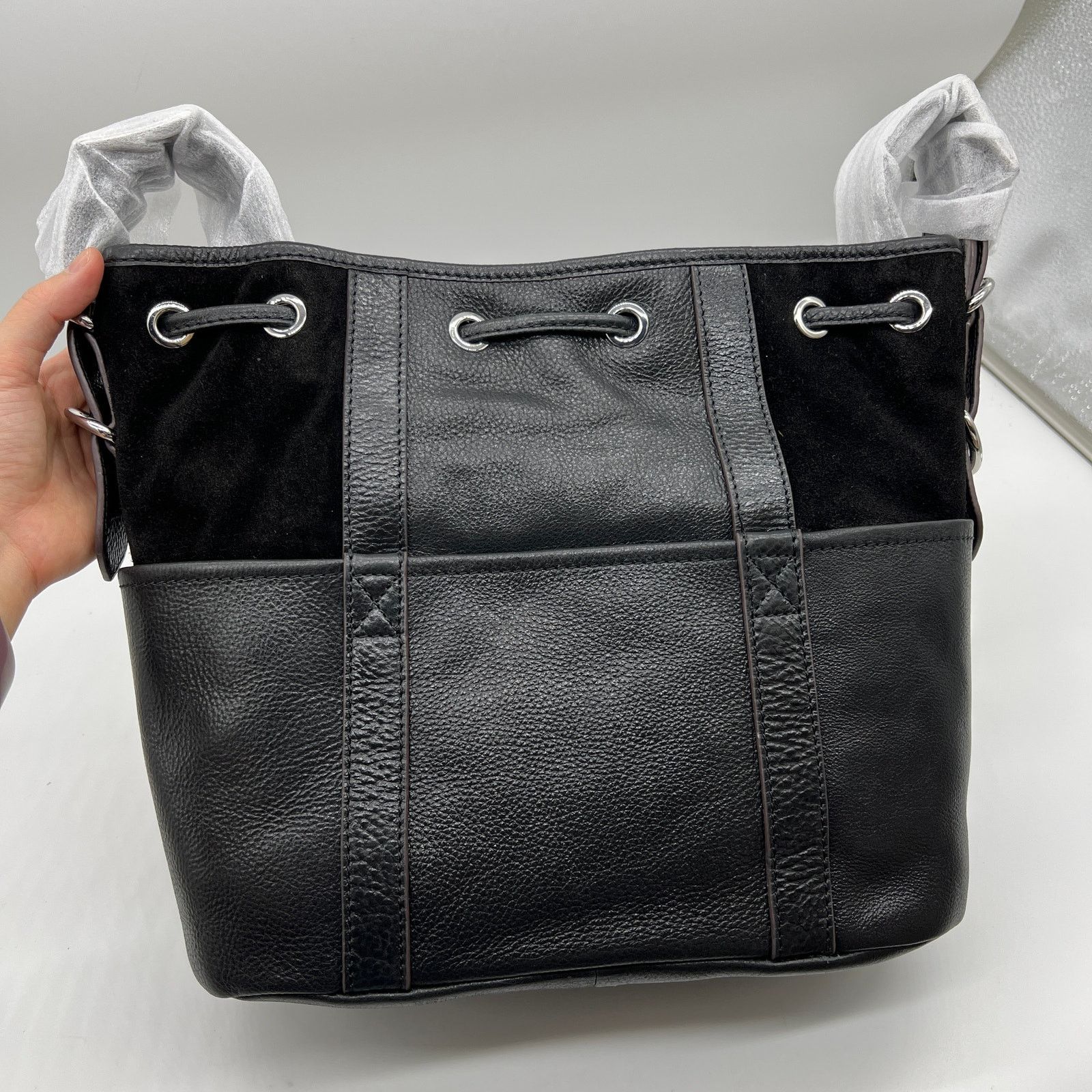 Other Aimee Kestenberg About Town Suede Drawstring Bags Black Size ONE SIZE - 2 Thumbnail
