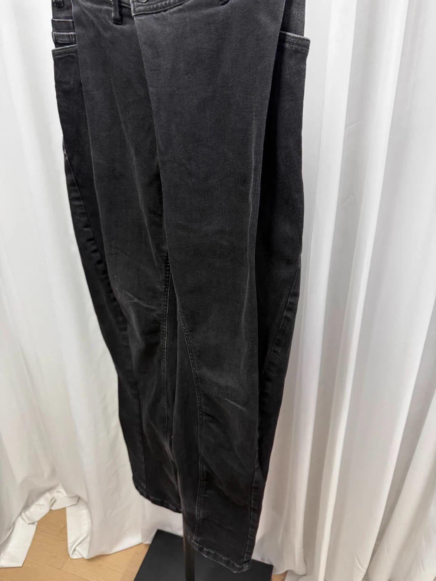 Julius Julius Folded Washed Denim Jeans K20 Size US 31 - 4 Thumbnail