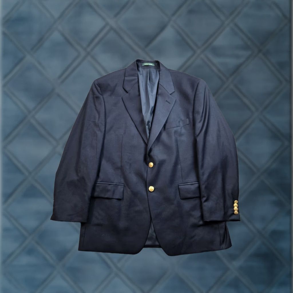Ralph Lauren Lauren Ralph Lauren Blazer Jacket 42 Short Navy Gold Buttons Jockey Sport Coat Men XS-... Size US 42 / EU 58 - 1 Thumbnail