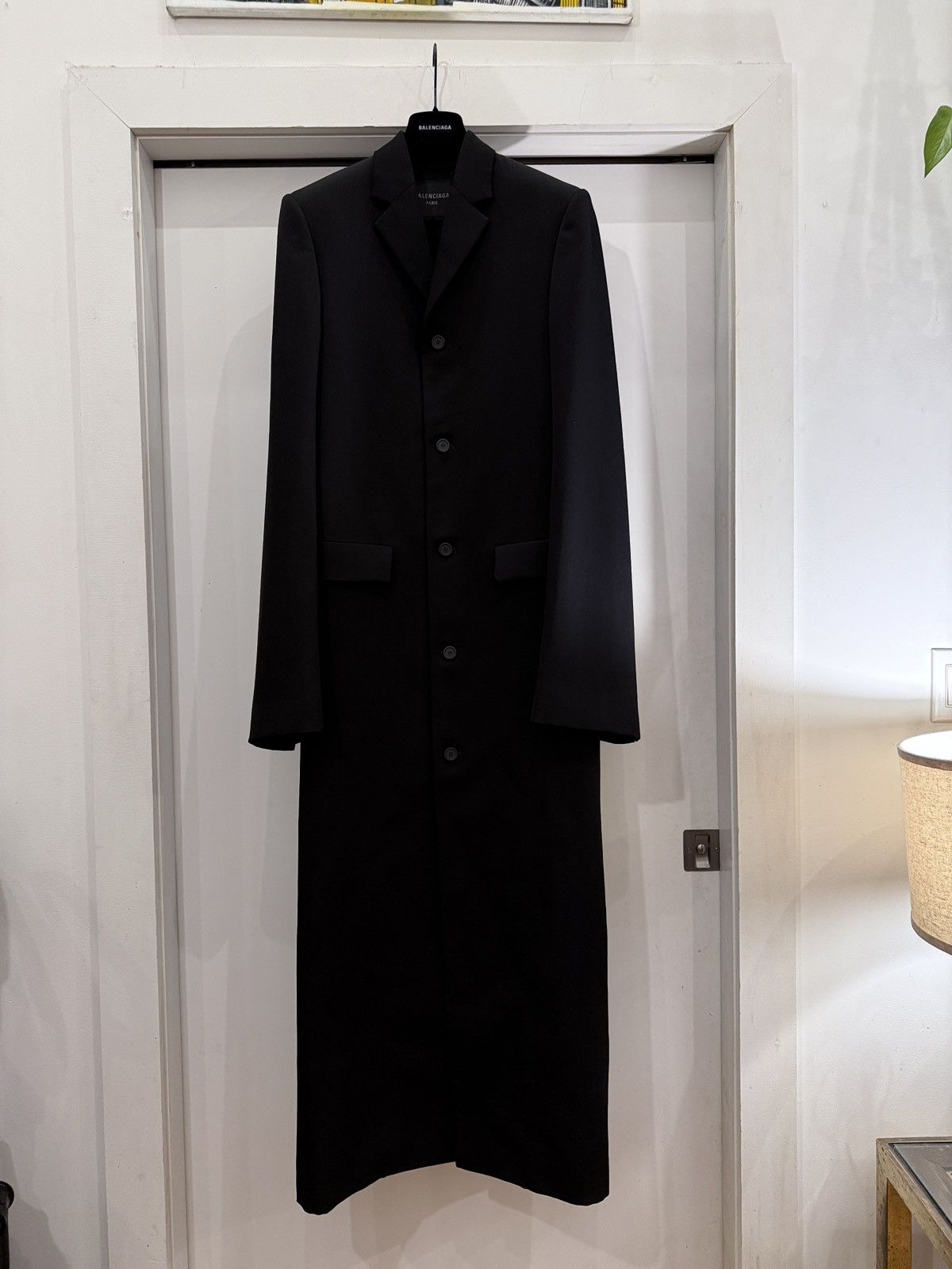 Balenciaga BALENCIAGA SUMMER 24 LA SHOW RAGLAN HOODED COAT