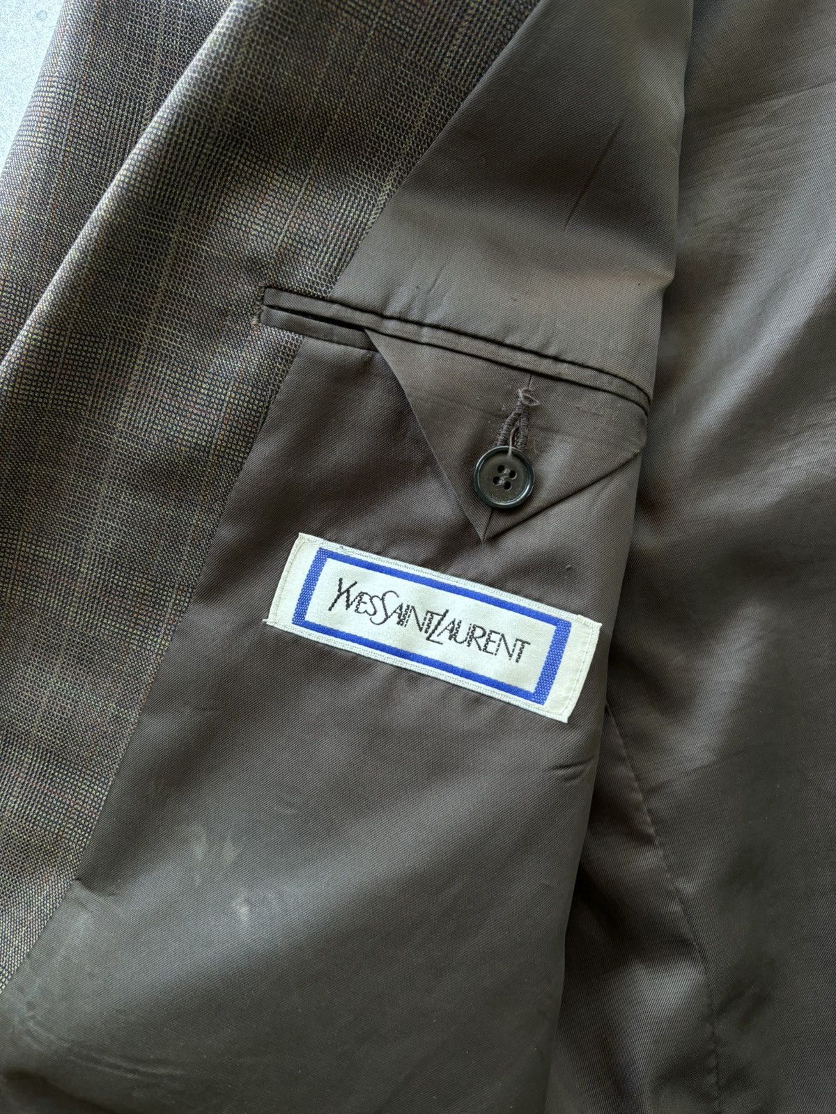 Vintage × Yves Saint Laurent 1980s Vintage Yves Saint Laurent Jacket Blazer Sports Coat Size 38R - 6 Thumbnail