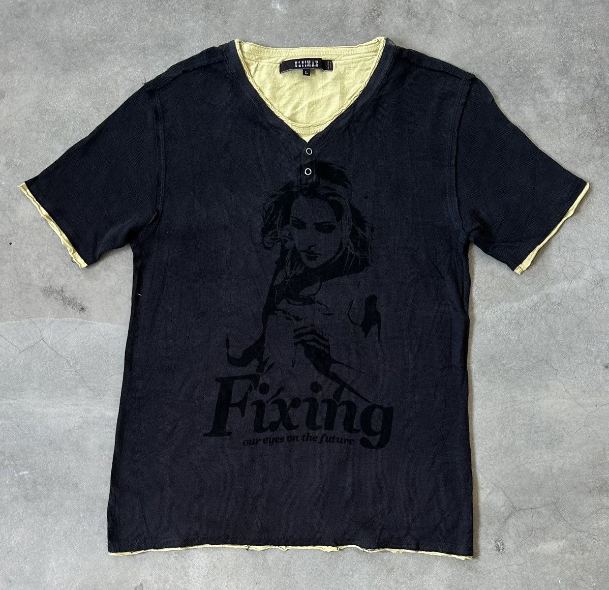 Japanese Brand ULTIMAX DOUBLE LAYER HYSTERIC GLAMOUR INSPIRED TEE Size US S / EU 44-46 / 1 - 1 Thumbnail