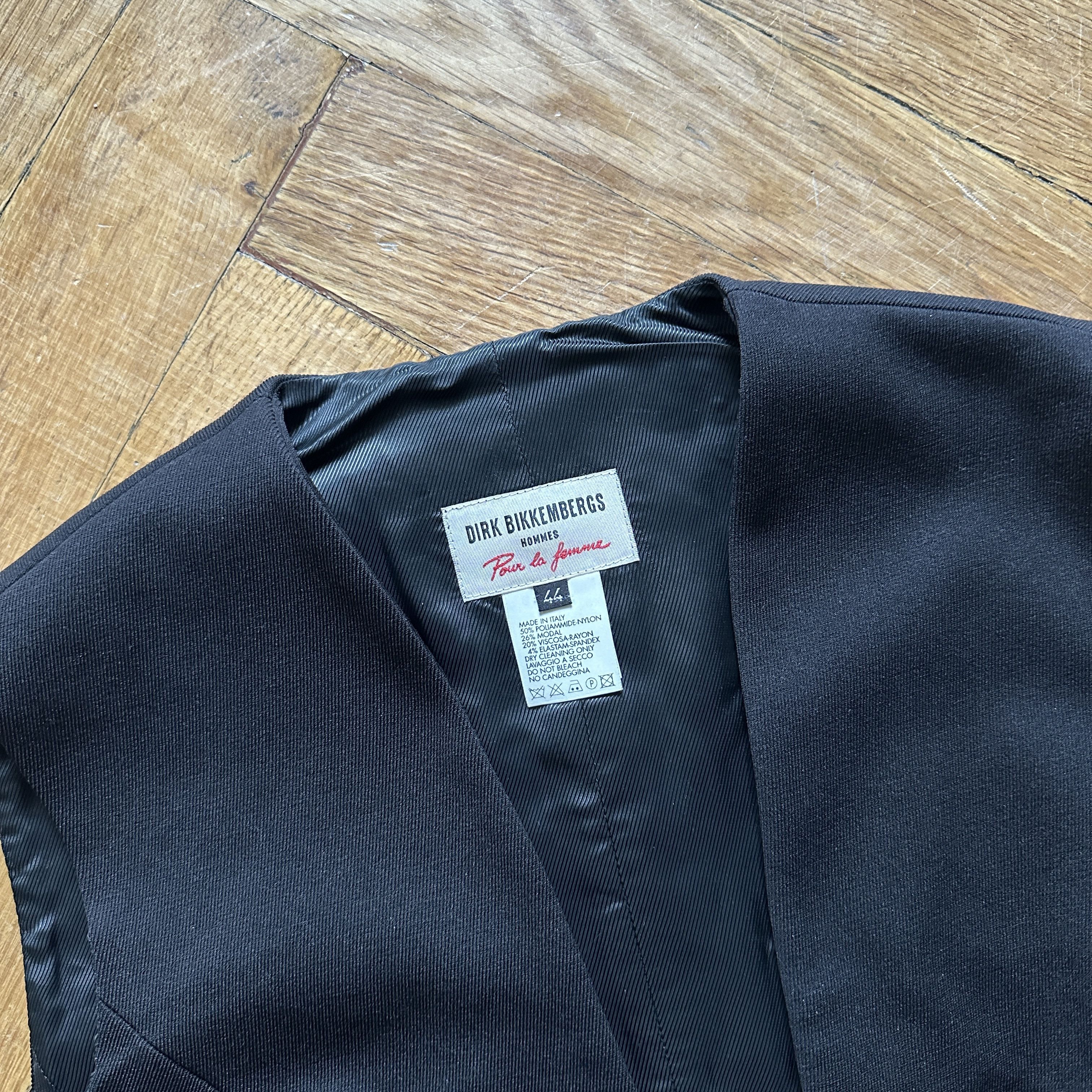 Dirk Bikkembergs 1996 Homme Pour La Femme Metal Ring Vest Size M / US 6-8 / IT 42-44 - 3 Thumbnail