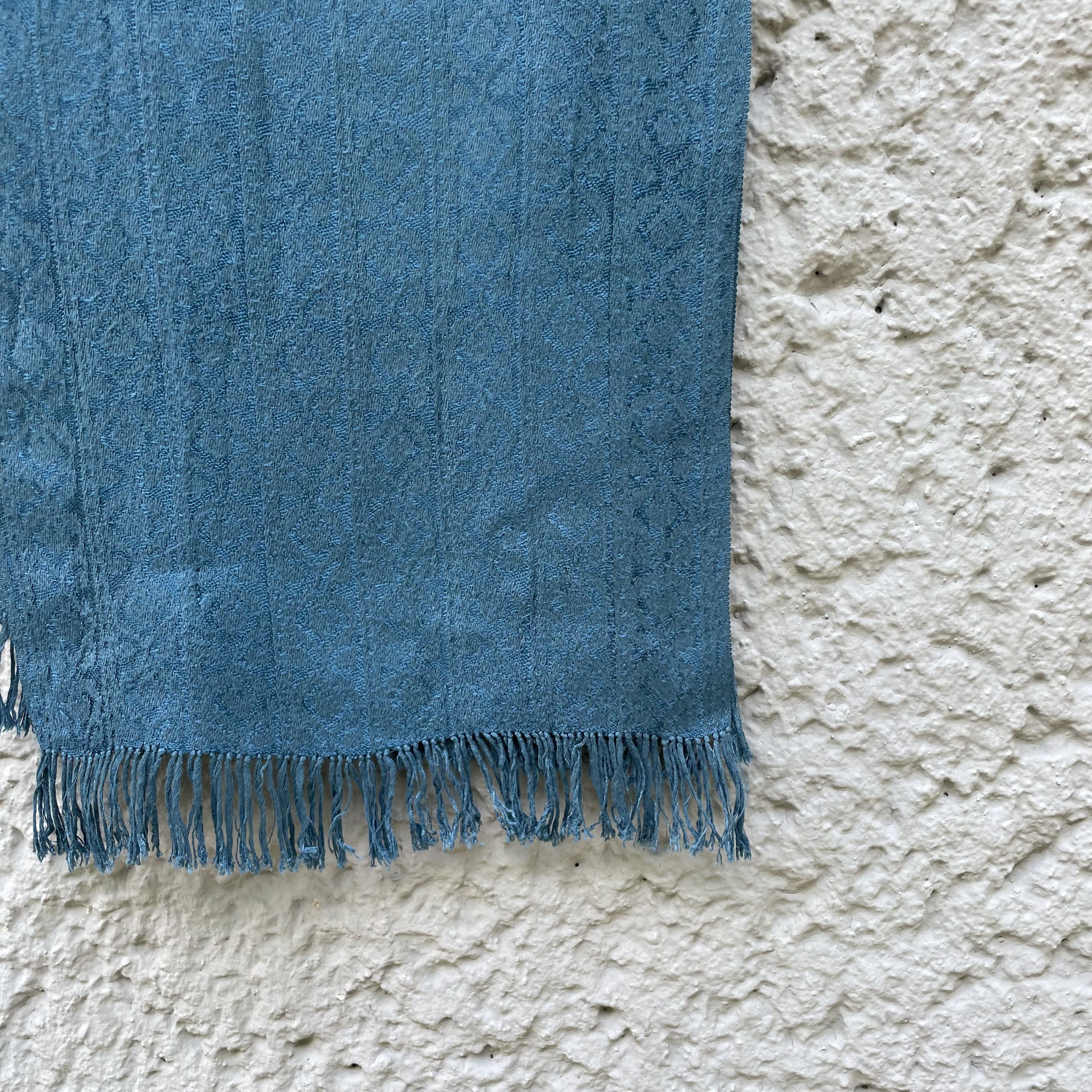 Comme des Garcons CDG Comme des Garcons Homme Plus Light Blue Rayon Scarf Size ONE SIZE - 4 Thumbnail