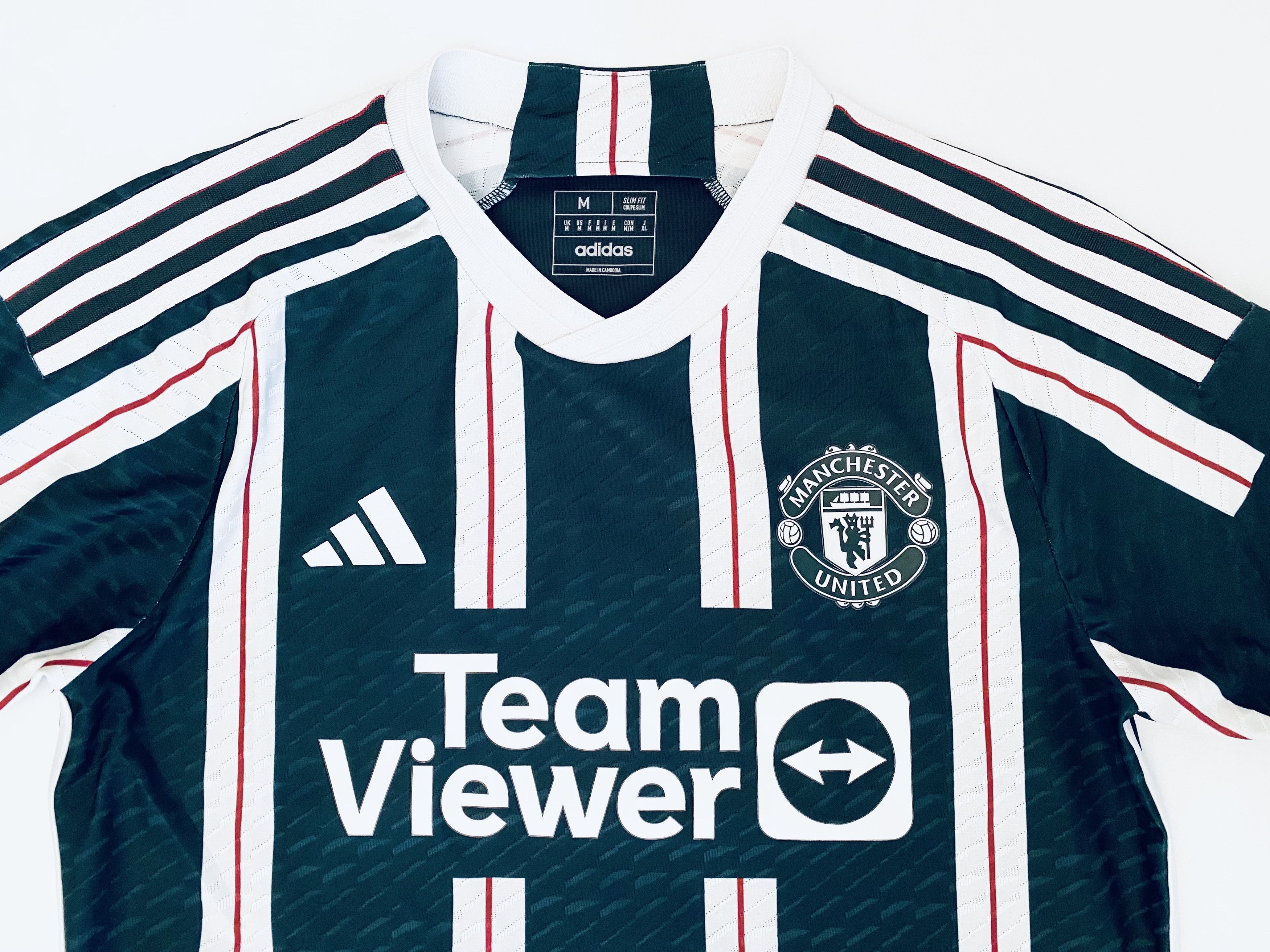 Adidas Manchester United BNWT Authentic Away Jersey 2023 - 2024 Size US M / EU 48-50 / 2 - 4 Thumbnail