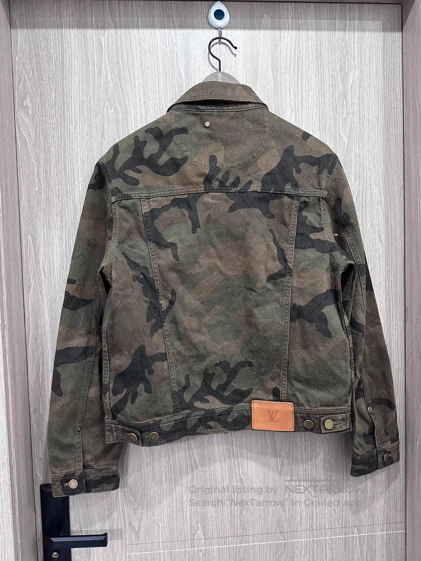 Louis Vuitton Green Camouflage Denim Jacket Size S. Size US S / EU 44-46 / 1 - 2 Thumbnail