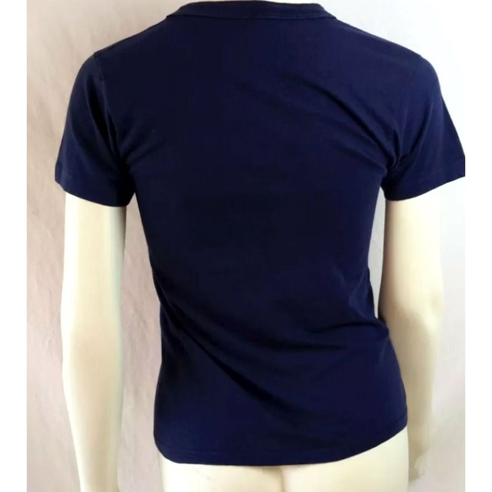 Vintage VINTAGE Tee Swing T-Shirt Shirt Women Small Red Blue USA Stitch Crew Neck Short Sleeve Cotton Blend Regular Size S / US 4 / IT 40 - 4 Thumbnail
