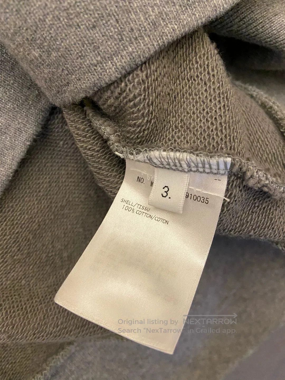 Thom Browne thom browne gray sweatshirt with stripes. Size US M / EU 48-50 / 2 - 5 Thumbnail