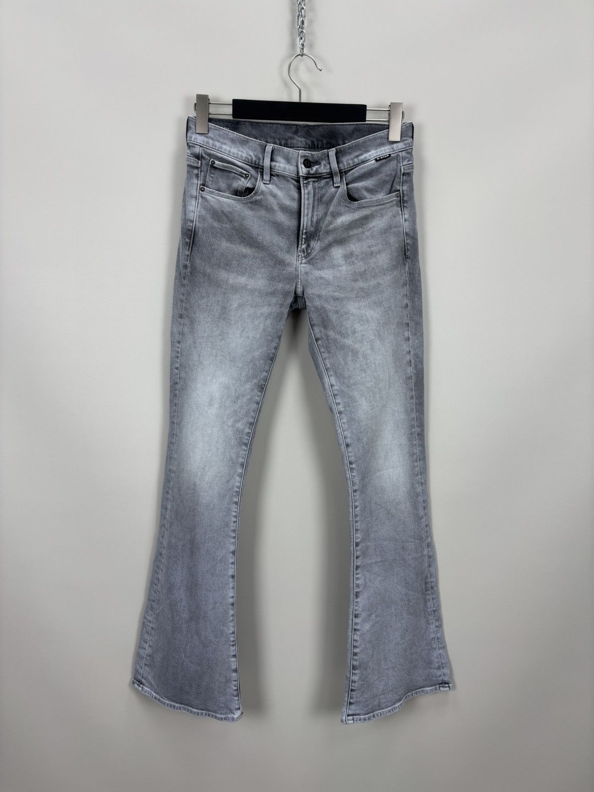 G-Star Womens flared jeans G Star Raw Size 27 Color Gray Size 25" / US 0 / IT 36 - 2 Thumbnail