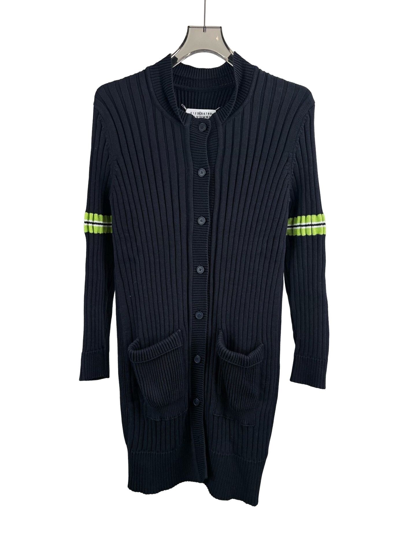 Maison Margiela Maison Margiela Striped Ribbed Cardigan XS Size XS / US 0-2 / IT 36-38 - 1 Thumbnail