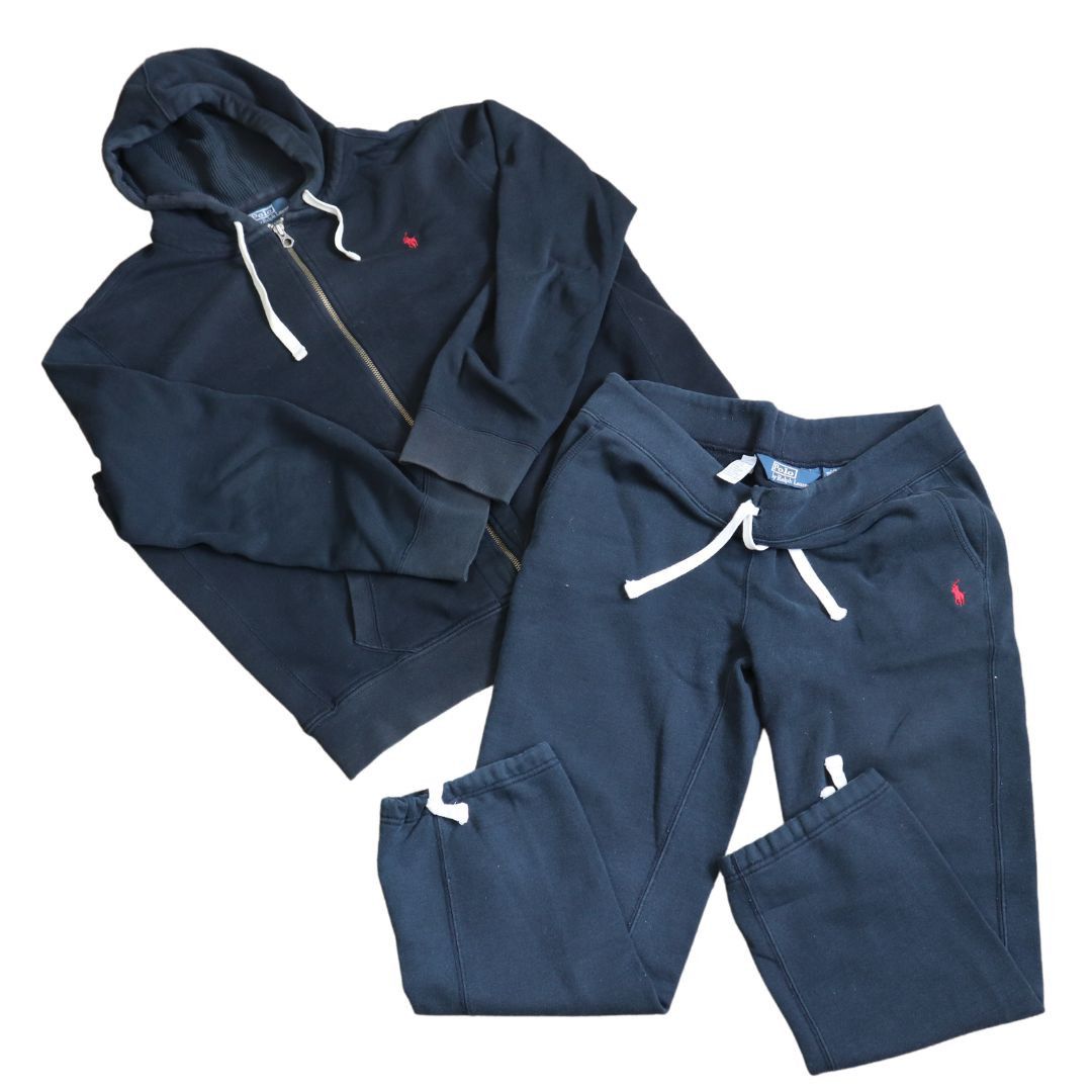 image of Polo Ralph Laurent Bundle Hoodie & Pants ( & L) in Black, Men's (Size 2XL)