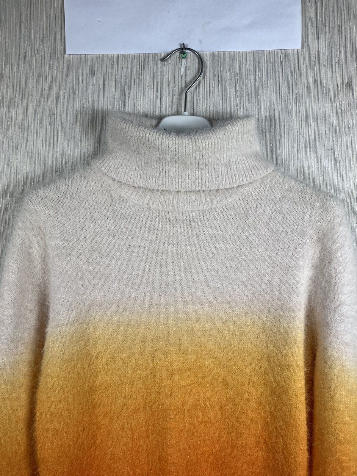 Carven Carven fuzzy hairy ombre two colors knit sweater turtleneck Size M / US 6-8 / IT 42-44 - 4 Thumbnail