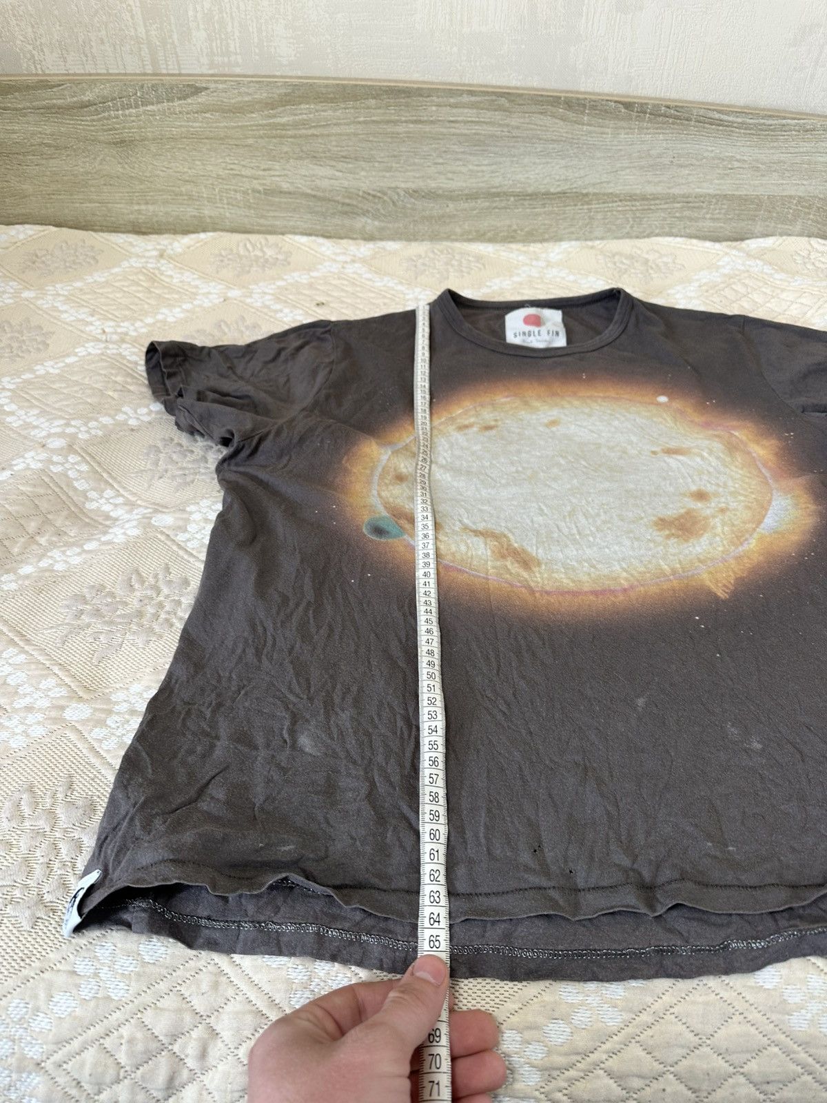 Paul Smith 🔥 Paul Smith Single Fin Japan Sun Space Art Y2K T Shirt Rare Size US XL / EU 56 / 4 - 10 Thumbnail
