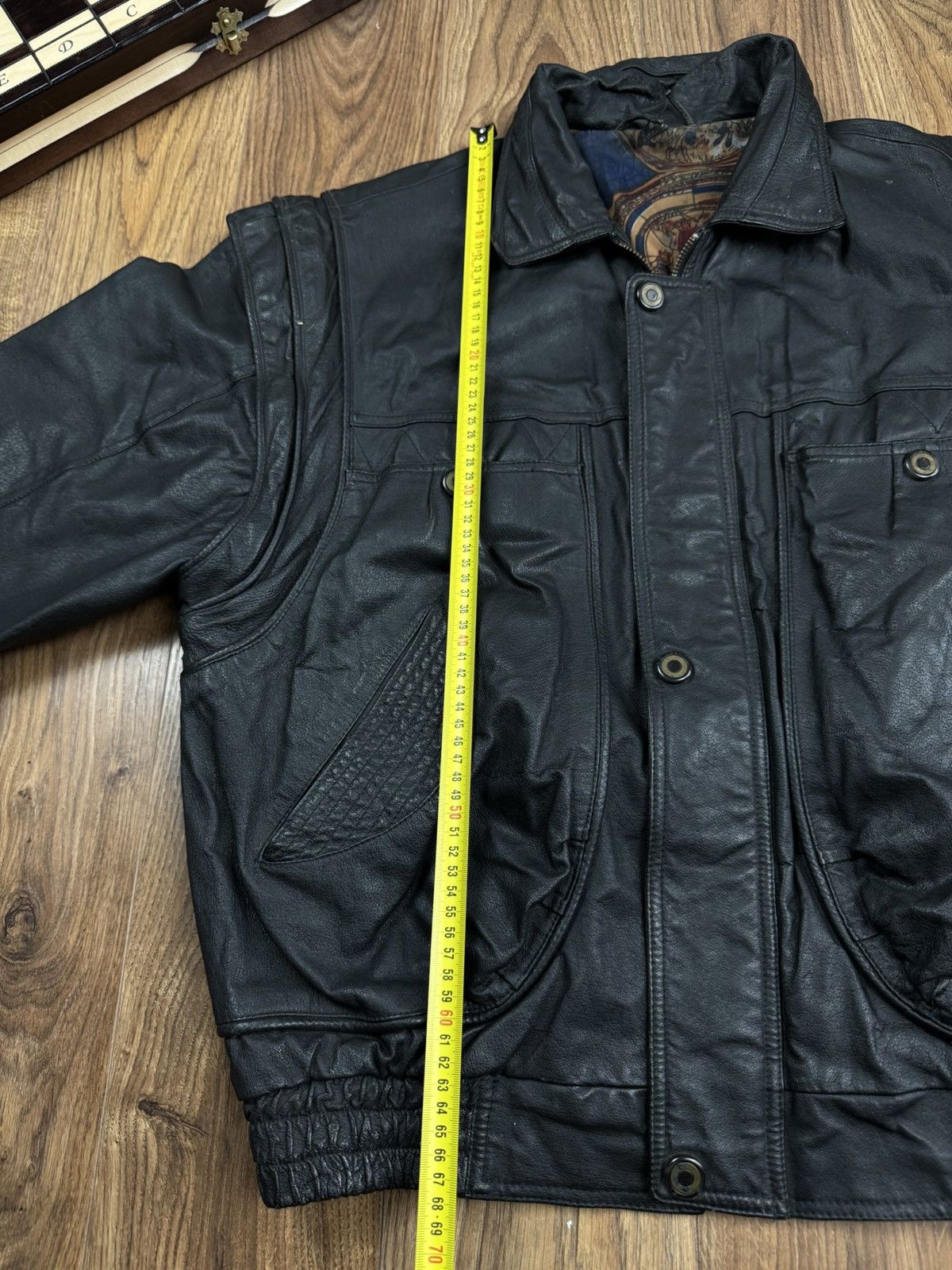 Vintage Vintage leather jacket 90s original retro casual item Size US L / EU 52-54 / 3 - 6 Thumbnail