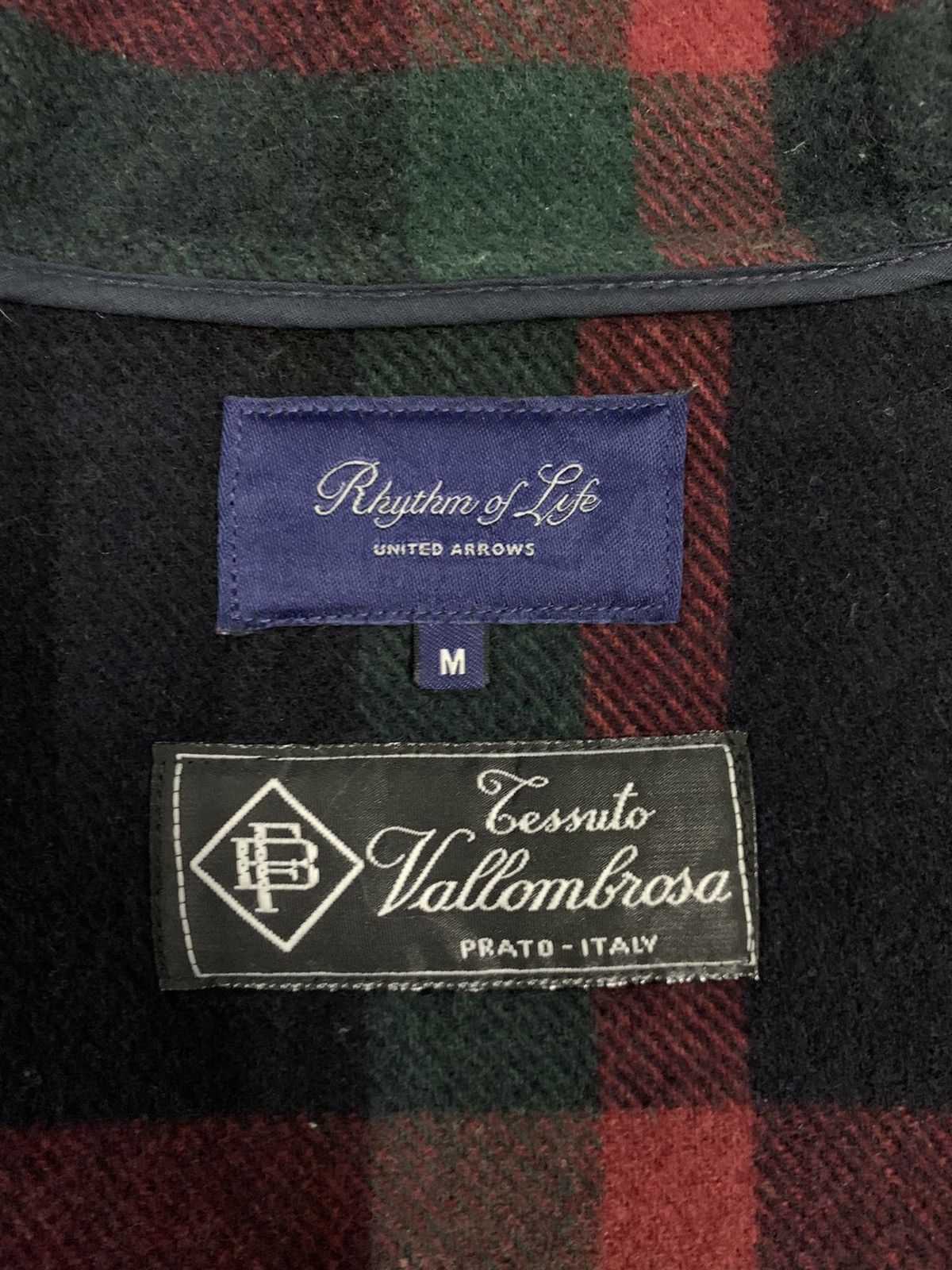 Undercover × United Arrows United Arrows x Tessuto Vallumbrosa Navy Wool Duffle Coat Size US S / EU 44-46 / 1 - 16 Thumbnail