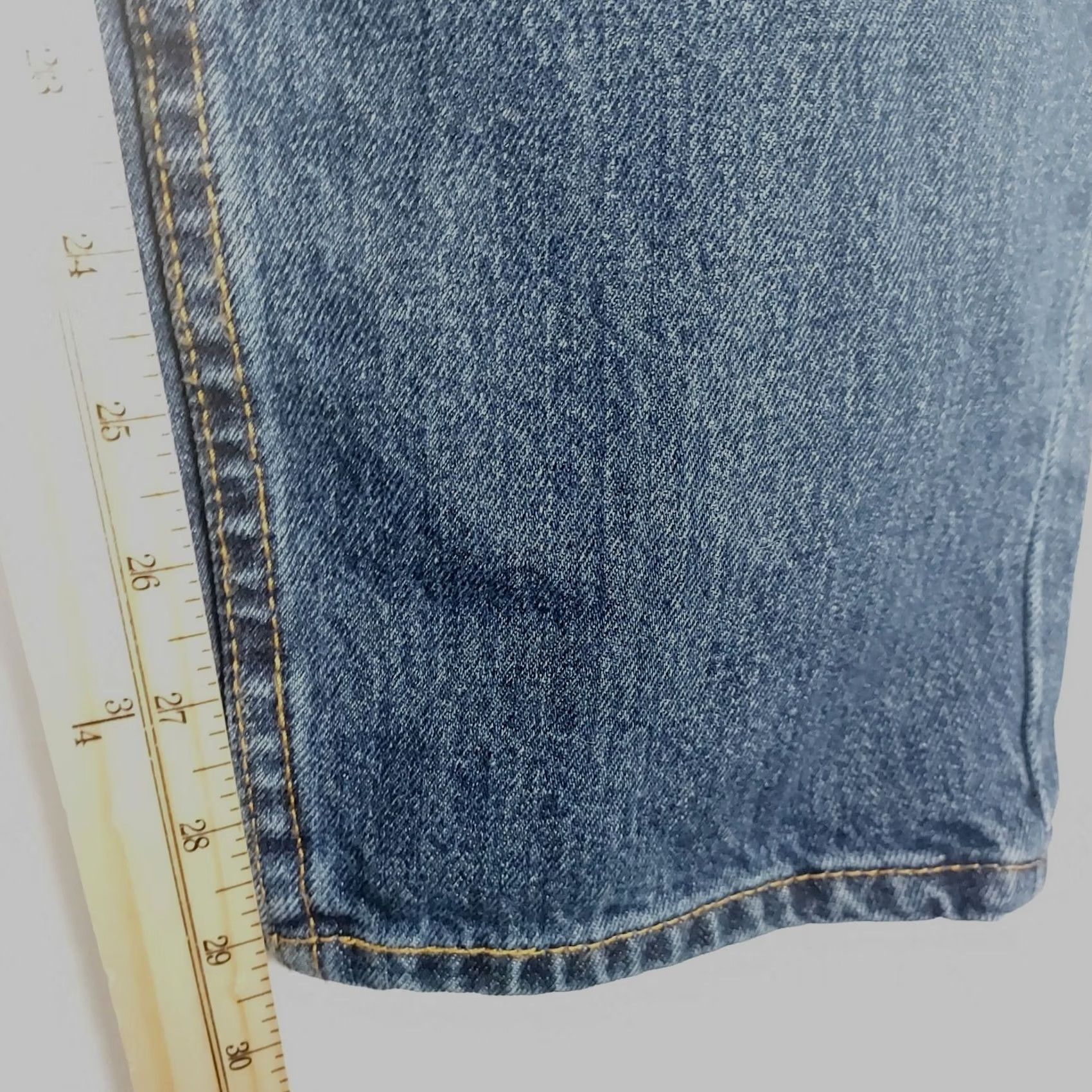 Levi's Levi's 505 Regular Fit Jeans 36x30 Denim Blue Mid Rise 5-Pocket Straight Men's Pants Size US 36 / EU 52 - 6 Thumbnail