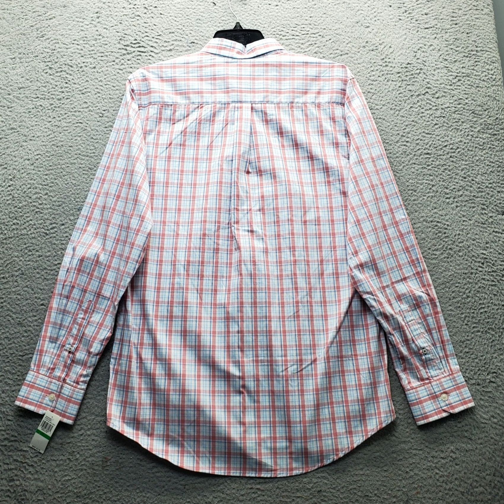 Izod IZOD Performance Shirt Mens LT Multicolor Plaid Classic Fit Wrinkle Free Size US L / EU 52-54 / 3 - 2 Thumbnail