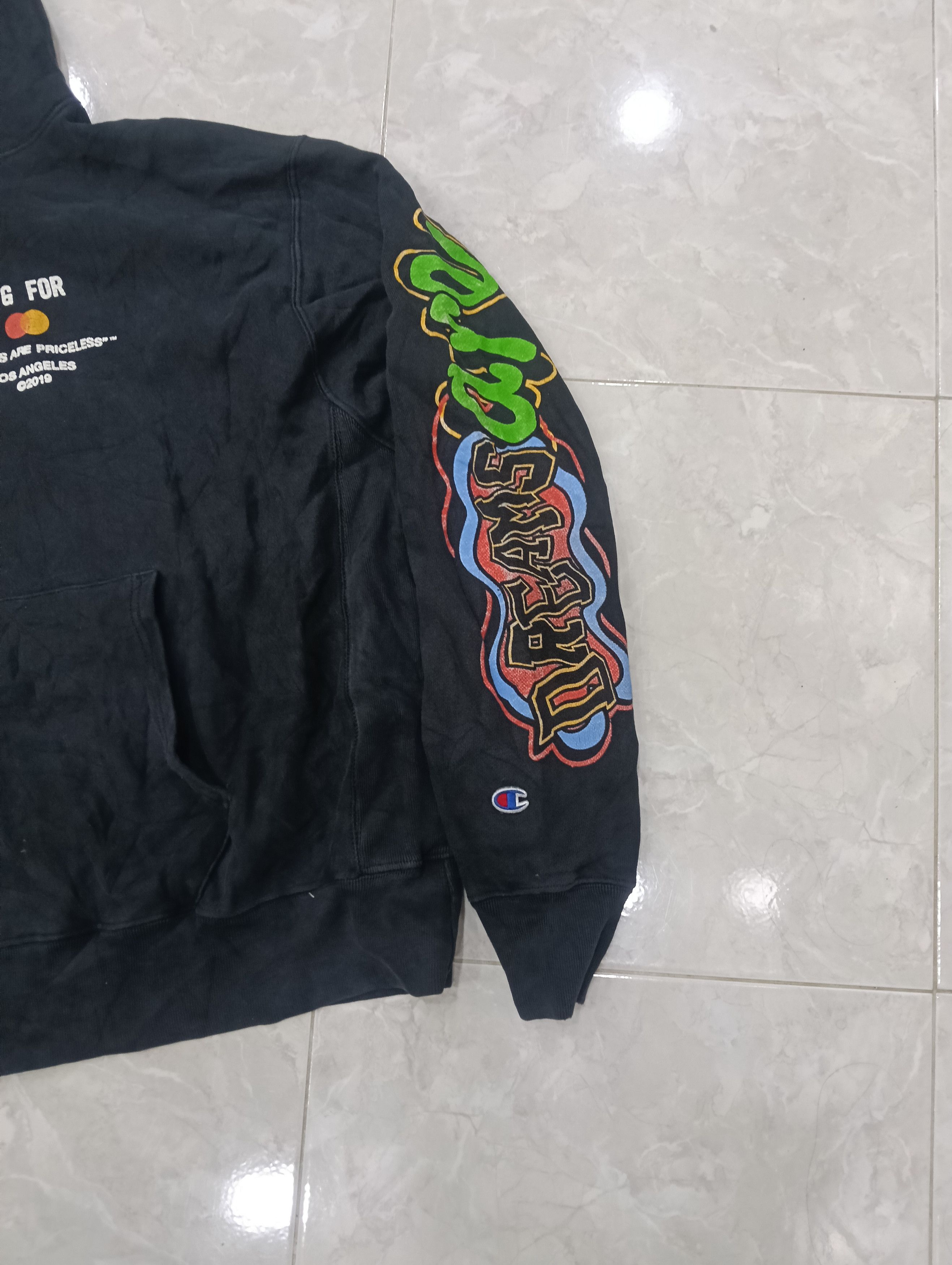 Japanese Brand Joe Fresh Goods x Champion Grafitti Hooded Size US XXL / EU 58 / 5 - 3 Thumbnail